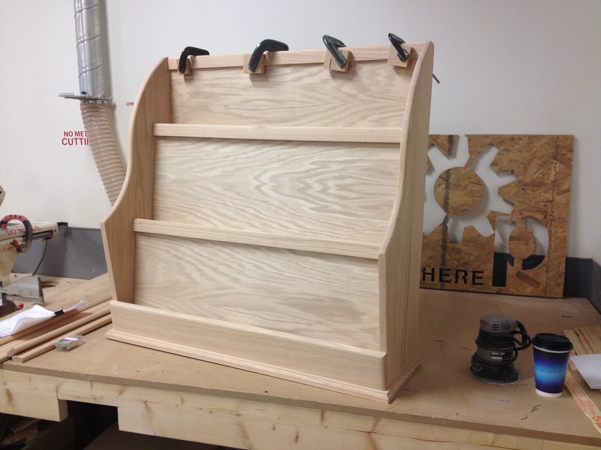 GLUING BACKING BOARDS