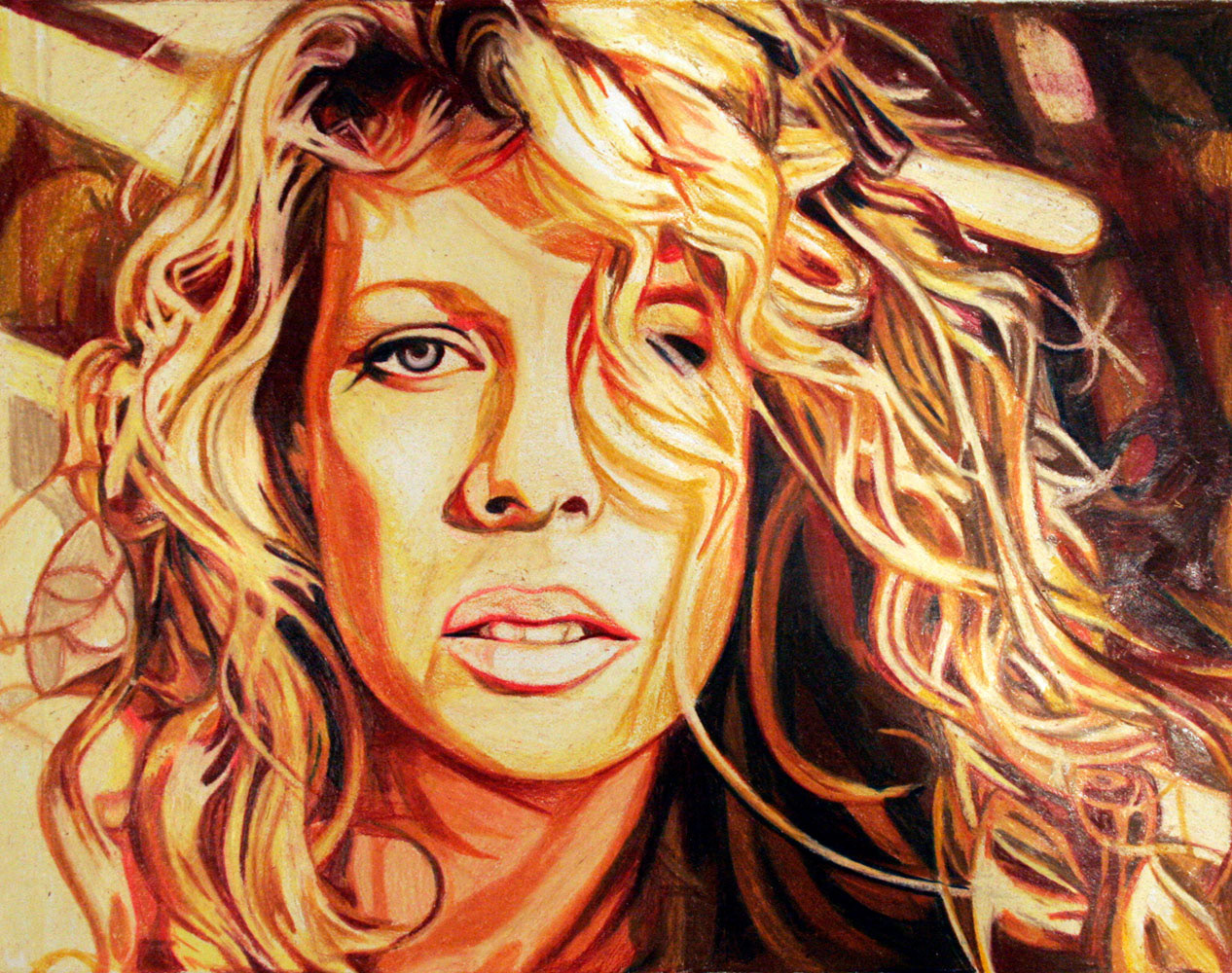 Kim Basinger, Colored Pencil, 11x14"
