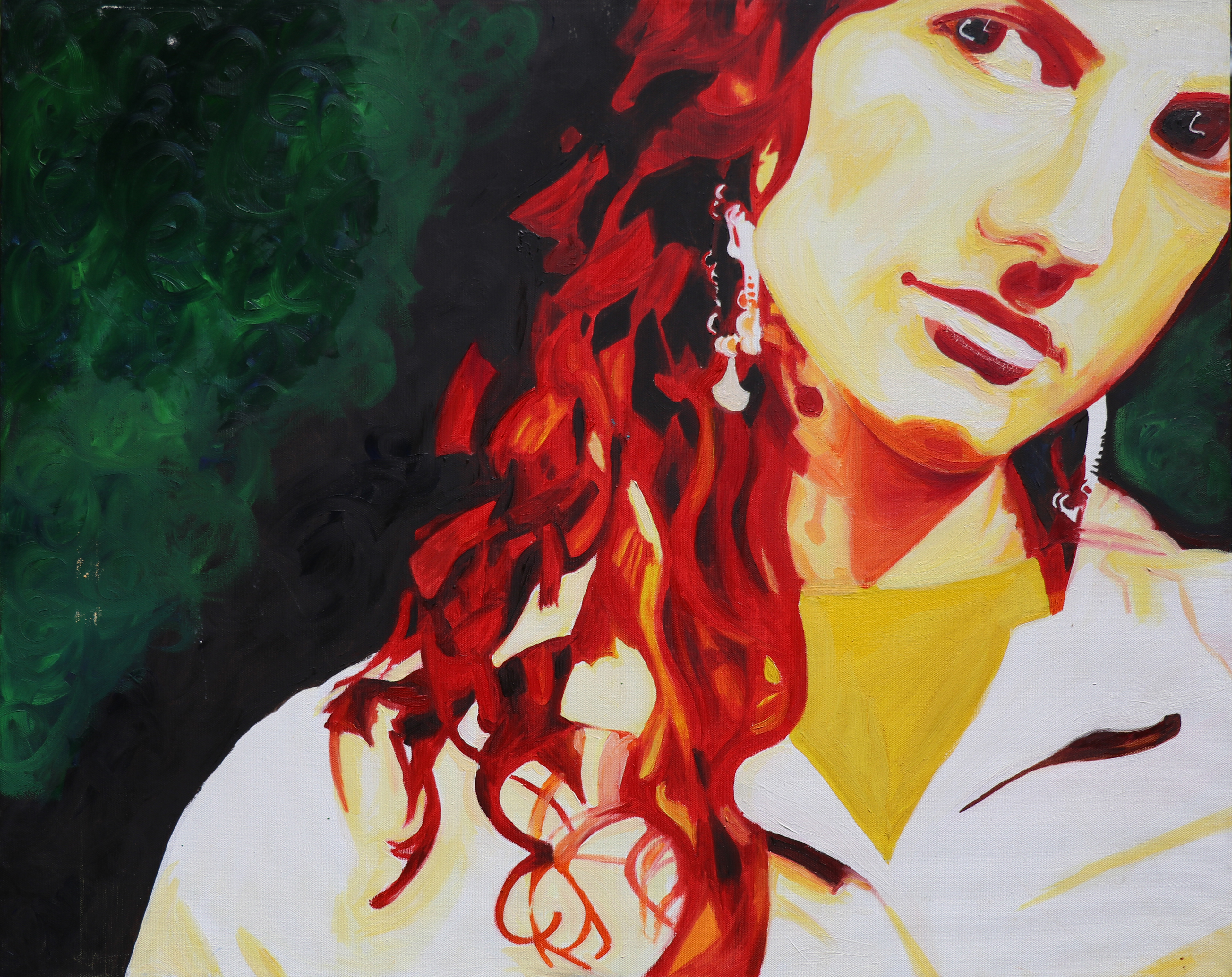 Self Portrait(Breathe), 24x30x1.5"