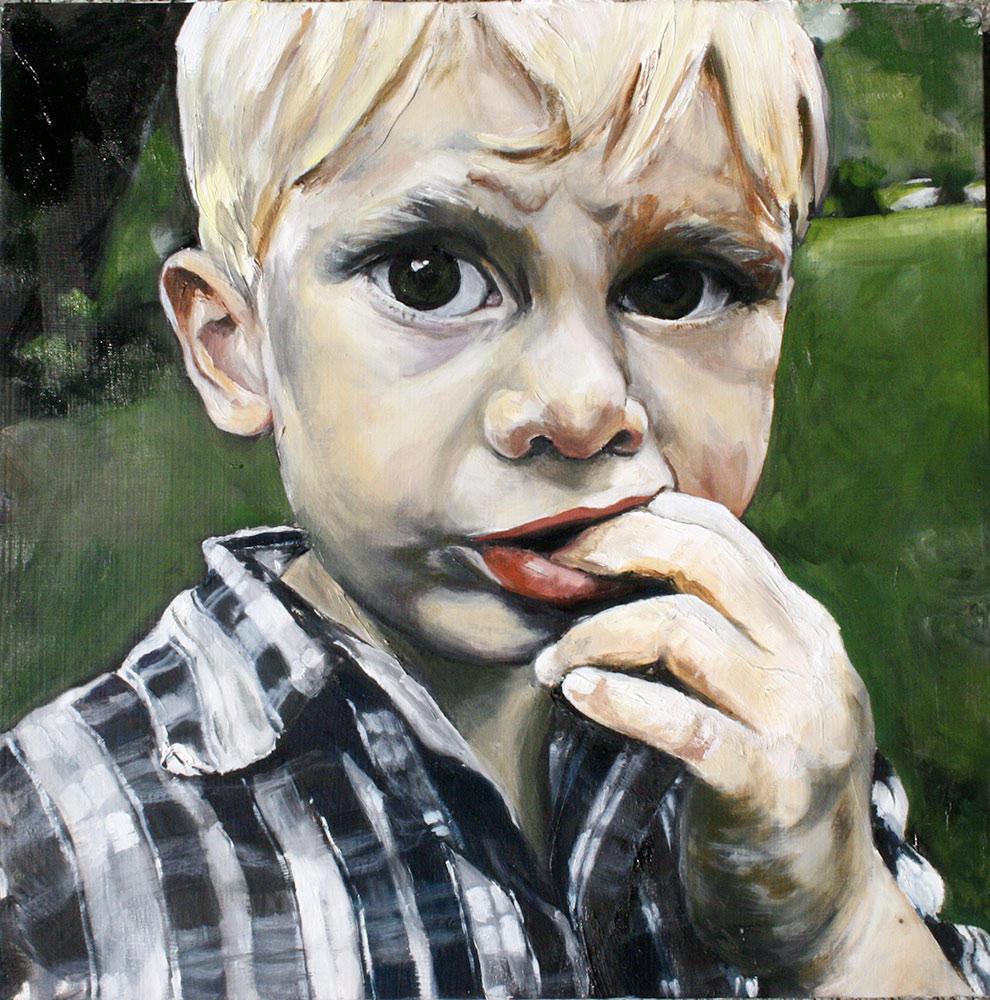 Scooter, Oil, 24x24x2"