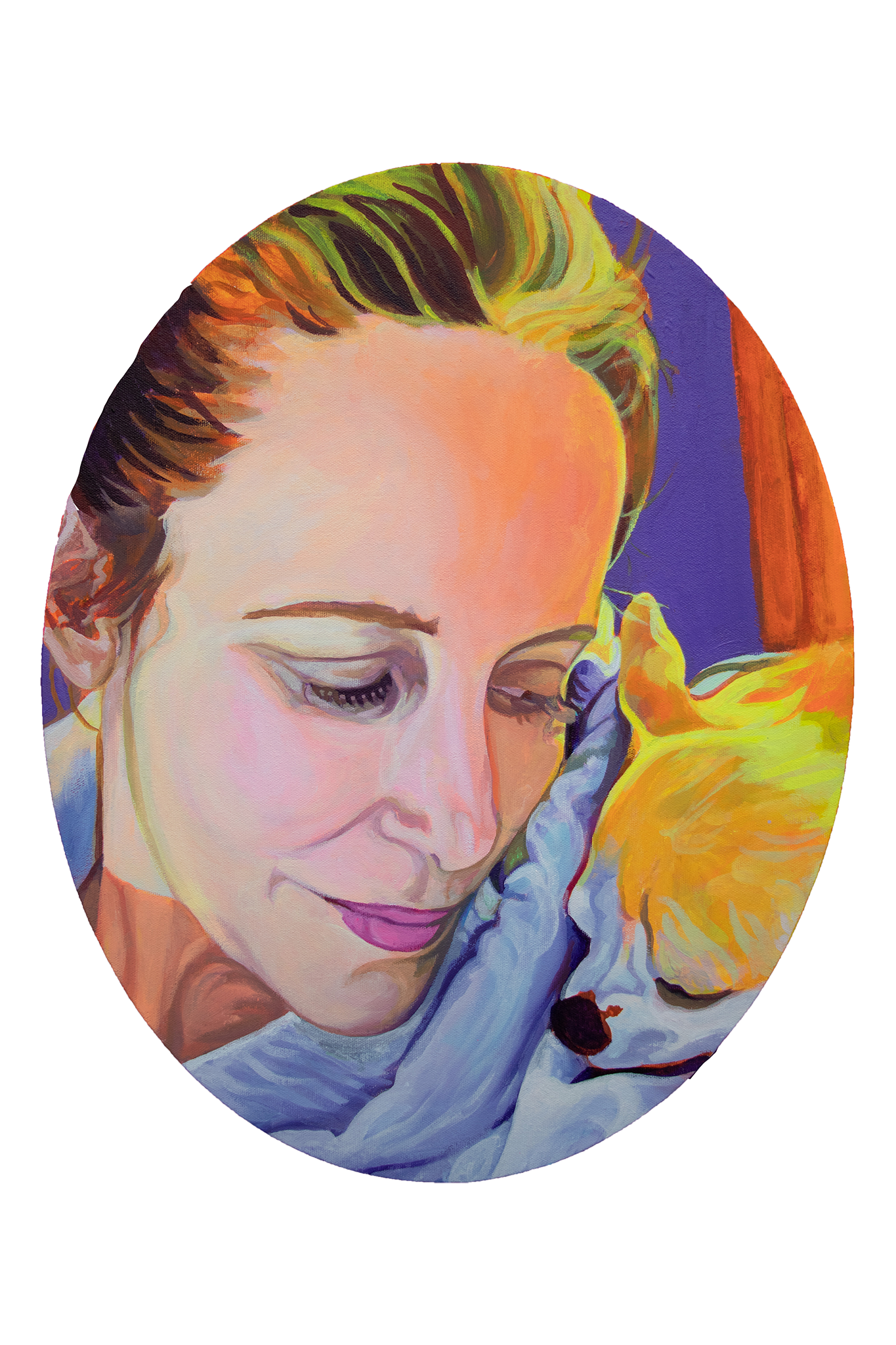 Sooner & Tinker, 2022 16x20x.5" Acrylic on Canvas