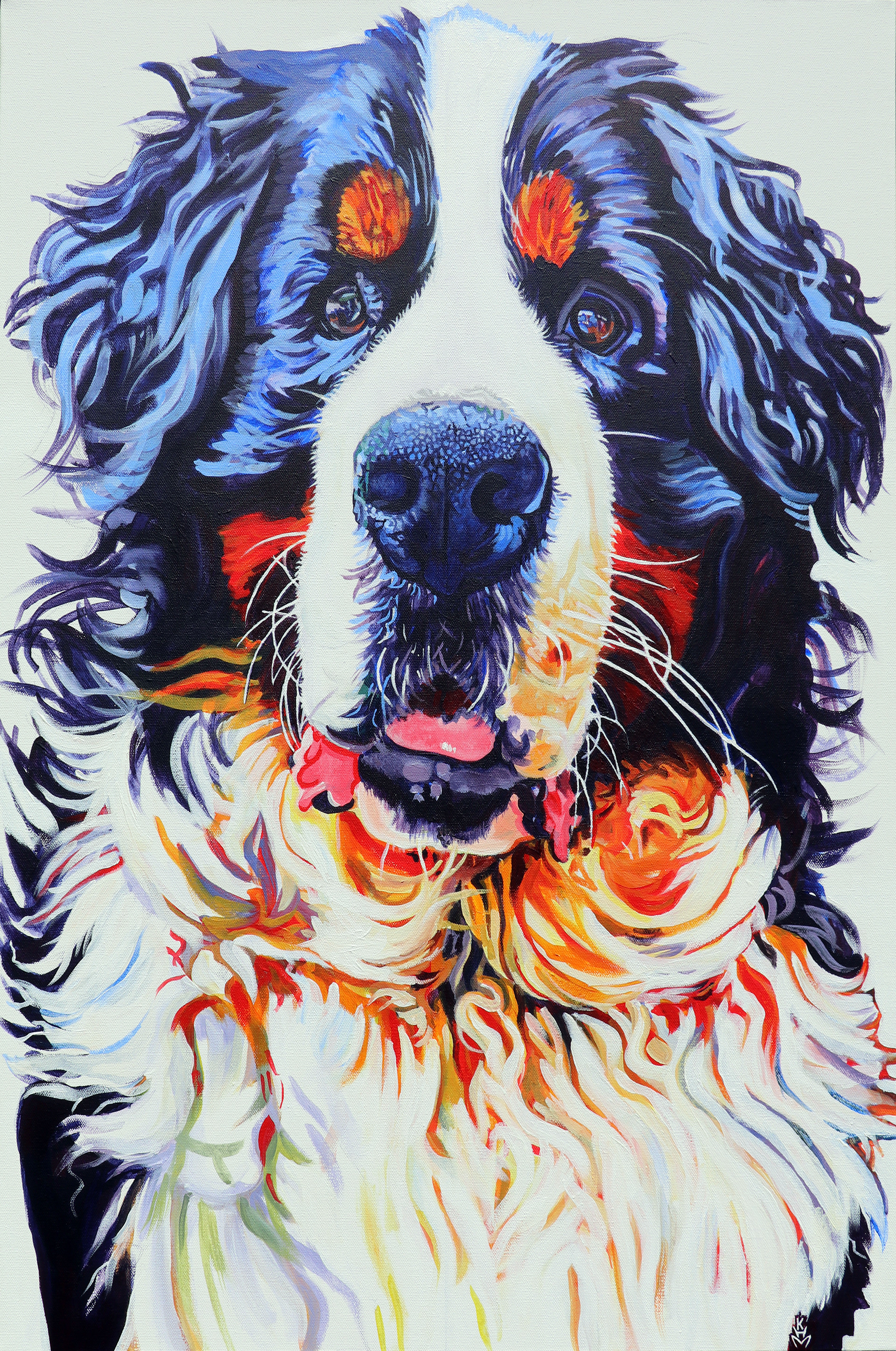 Vinny, 24x36", Acrylic