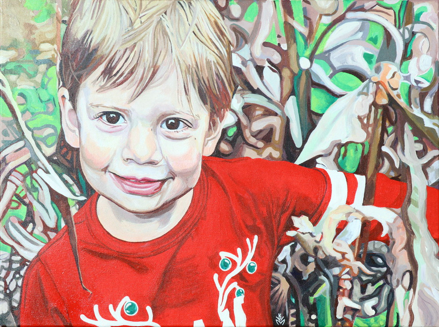 Wills • Acrylic on Canvas • 18x24x1.5”