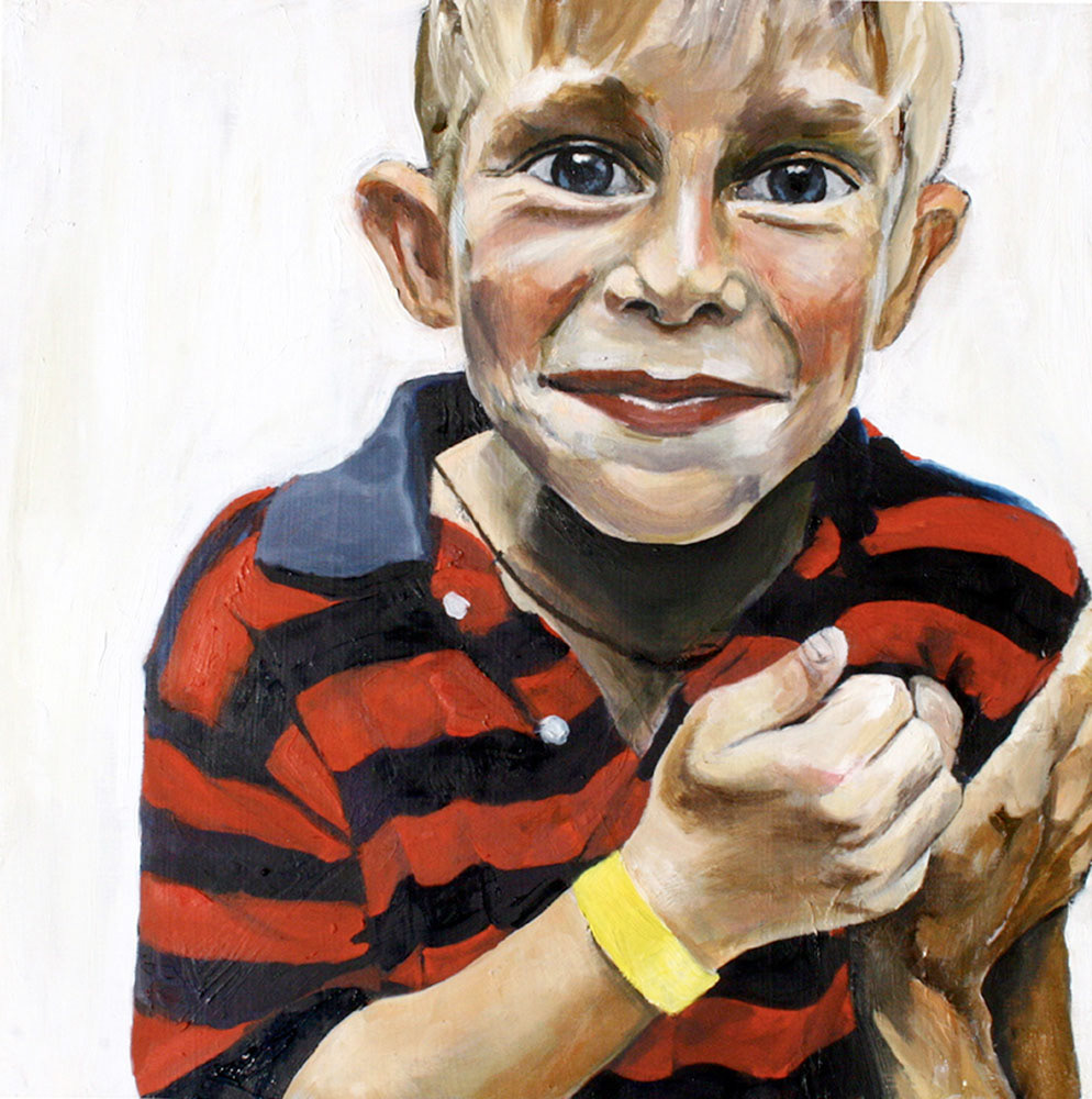 Timothy, Oil, 24x24x2"