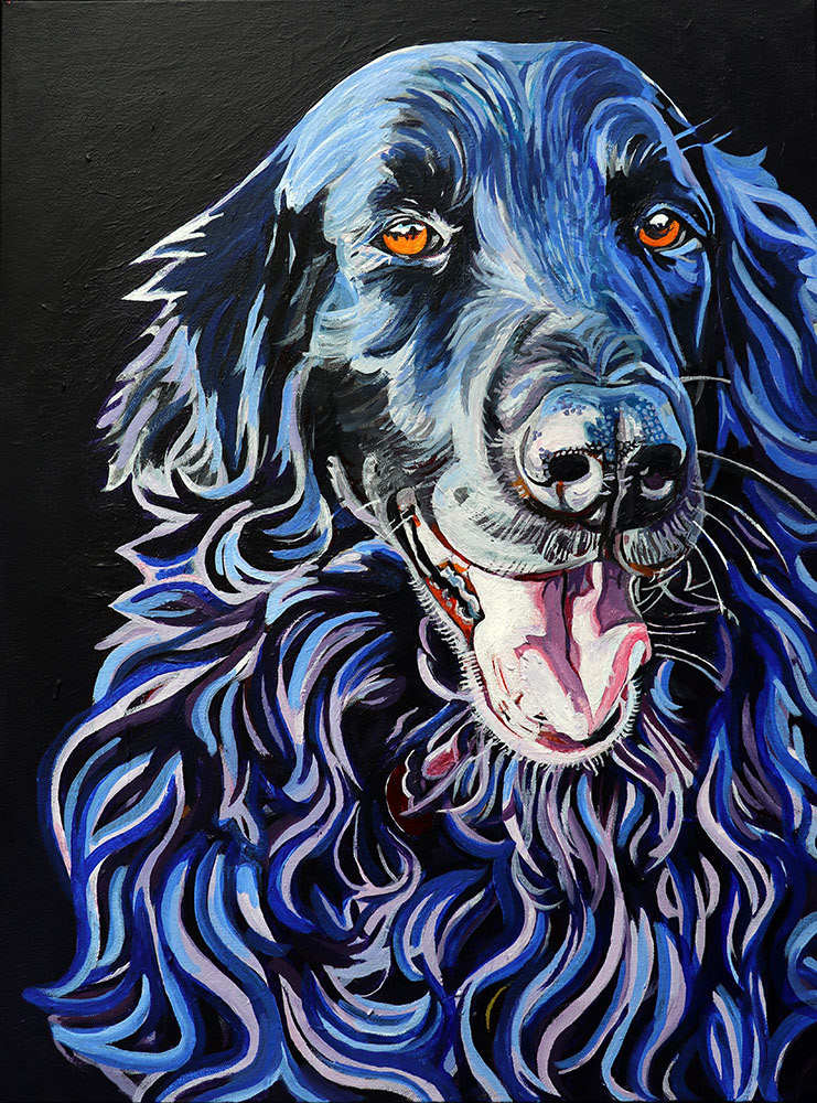 Sammy David Junior, Acrylic, 20x16x.75"