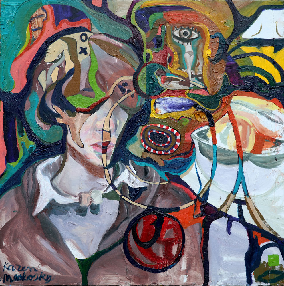 Skip Divided, 24x24x.75"