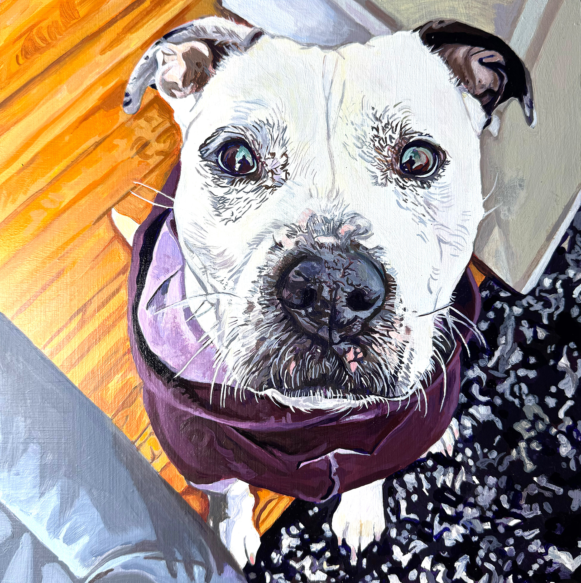 Arlo, Fall 2025 10x10x.75" Acrylic on Board