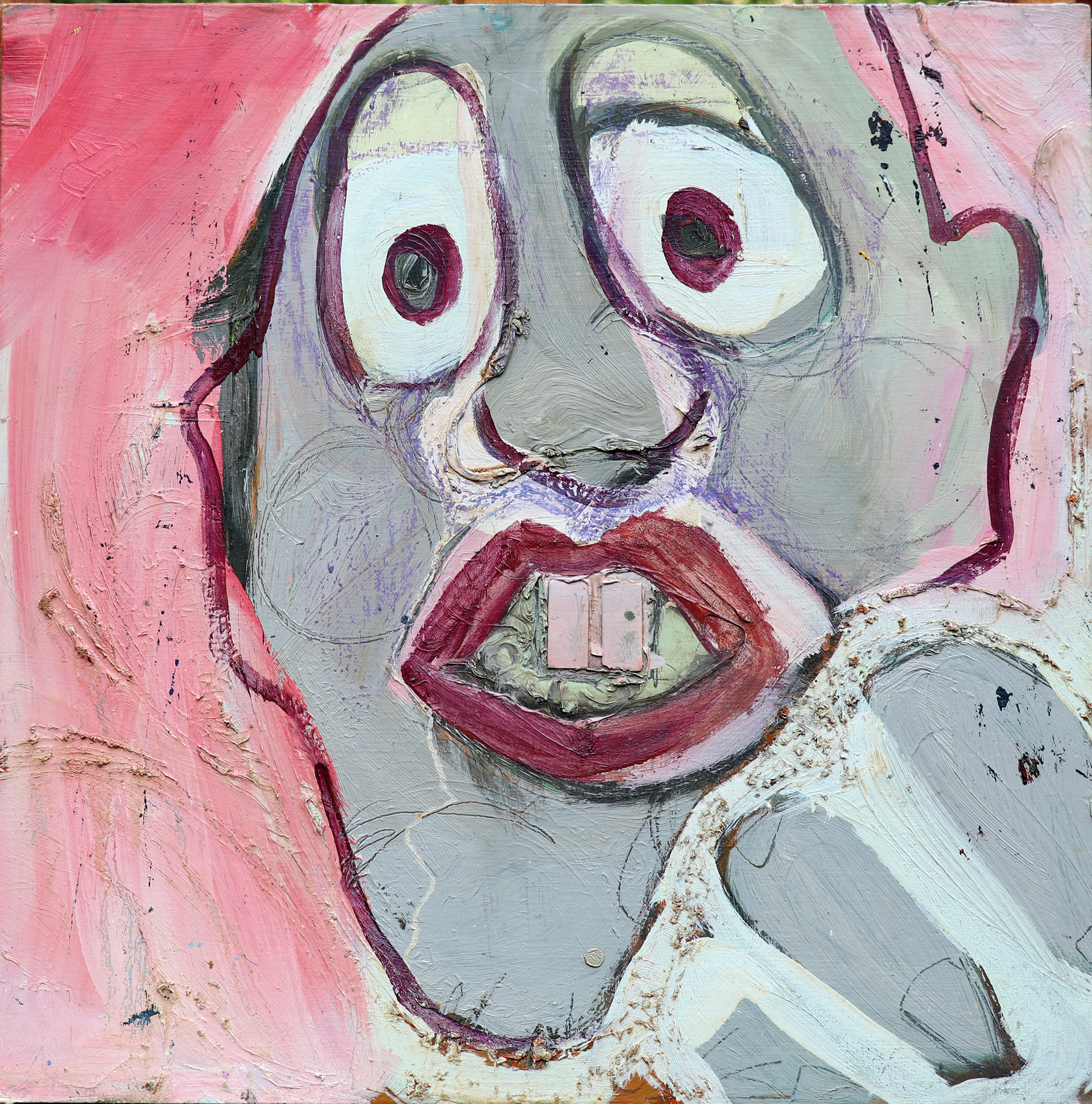 Orator at the Wall, 24x24"