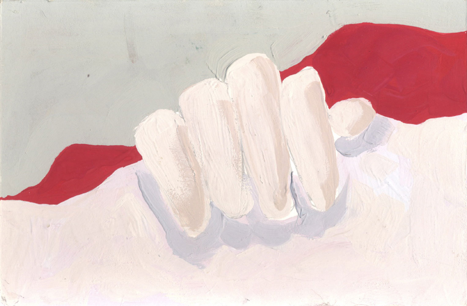 Memory of Patrick's Hand, 10x15"