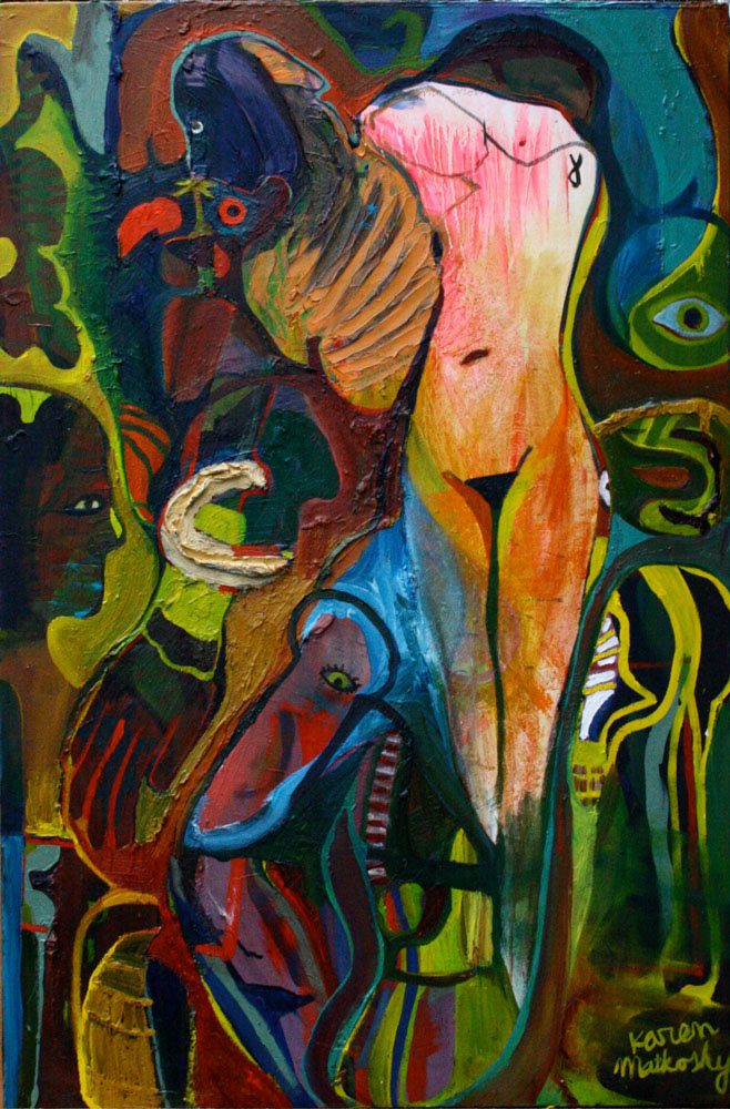 My Dear Watson, 36x24x1.5"