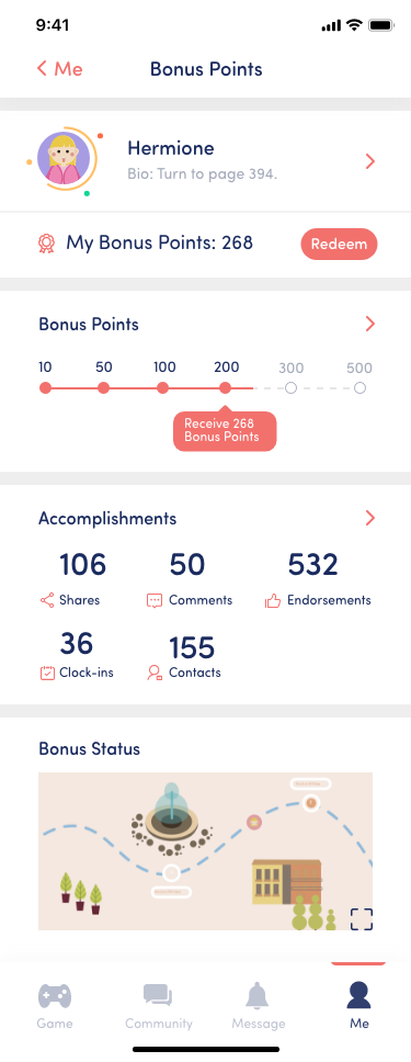 Bonus Point Page