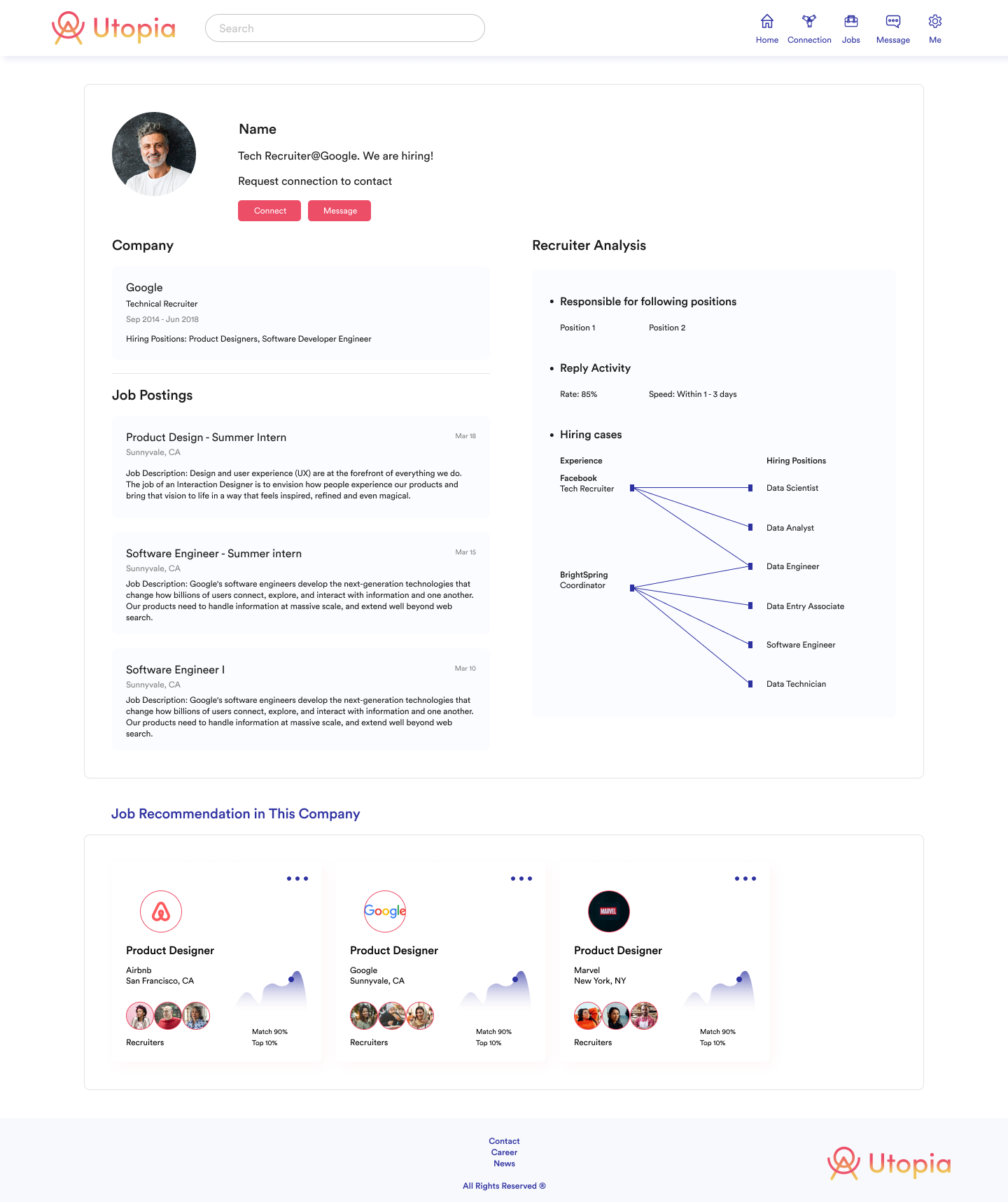 Recruiter Profile - Student View