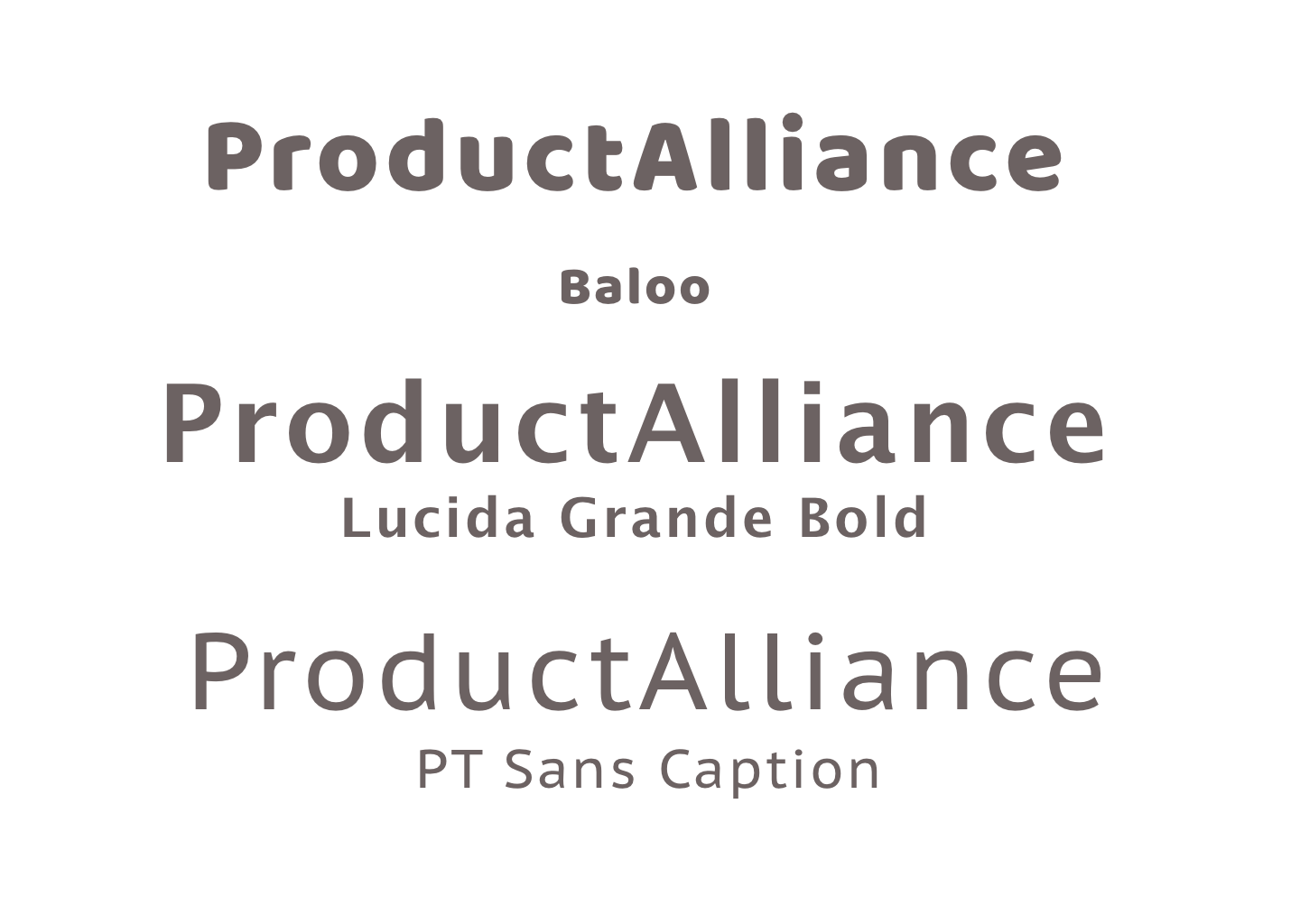 Font Choices