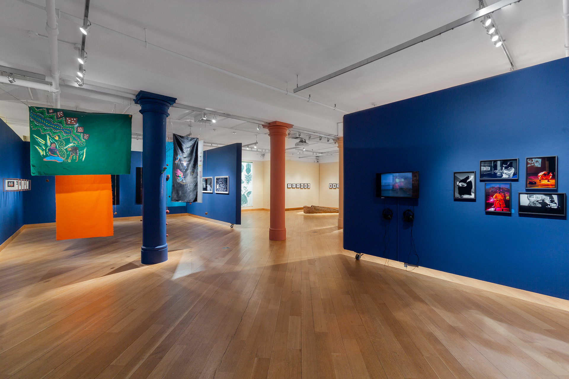 Installation view of ficciones patógenas, curated by Georgie Sánchez and Stamatina Gregory, Head Curator / Director of Exhibitions and Collections (Leslie-Lohman Museum of Art, New York, March 14 - July 27, 2025). Photograph by Daniel Terna. © 2025 Leslie-Lohman Museum of Art, New York.