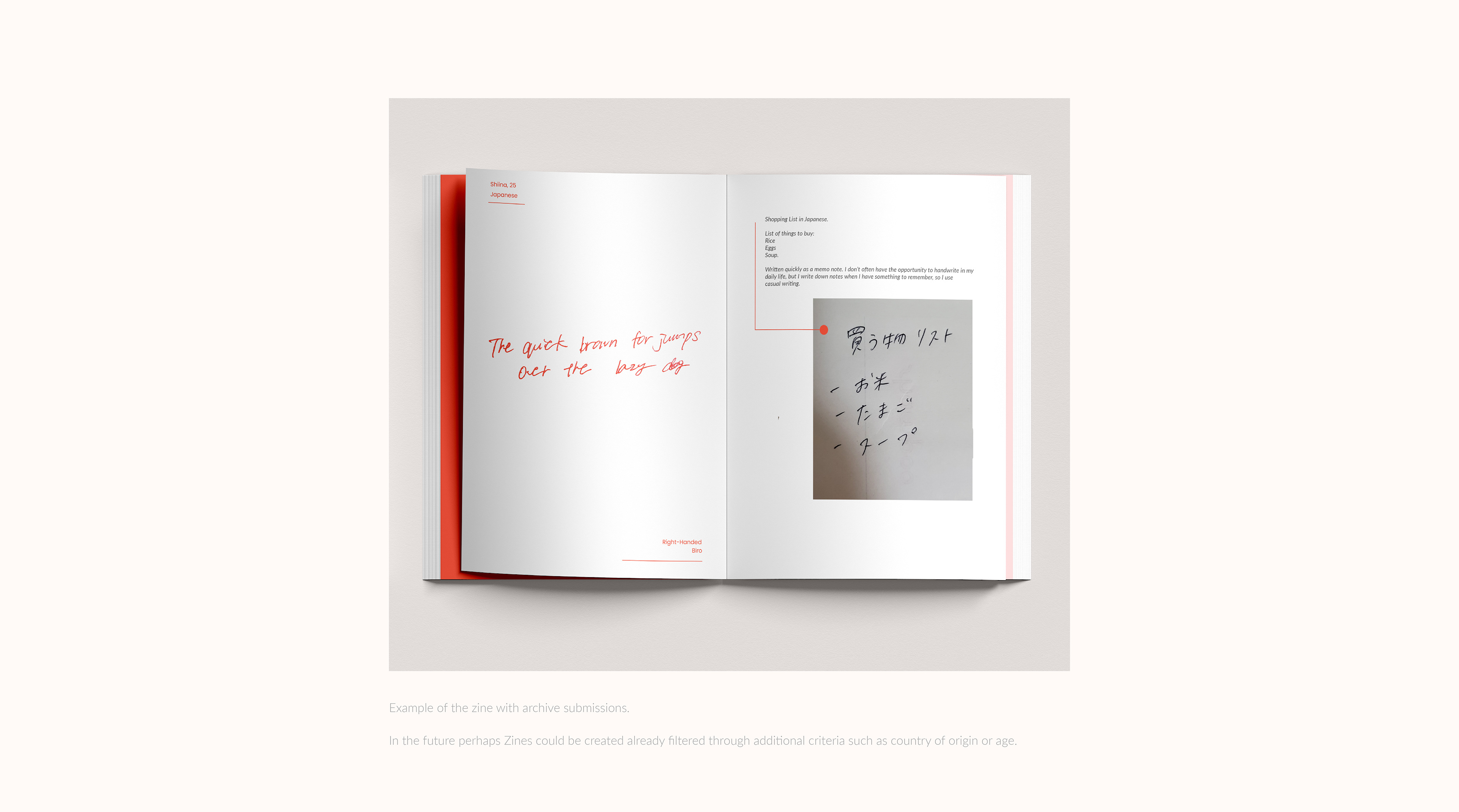 The Handwriting Archive: Zine