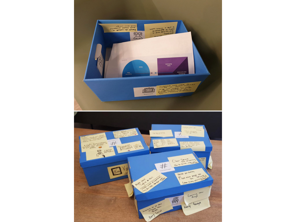 Value Prop boxes we created in Beyond
