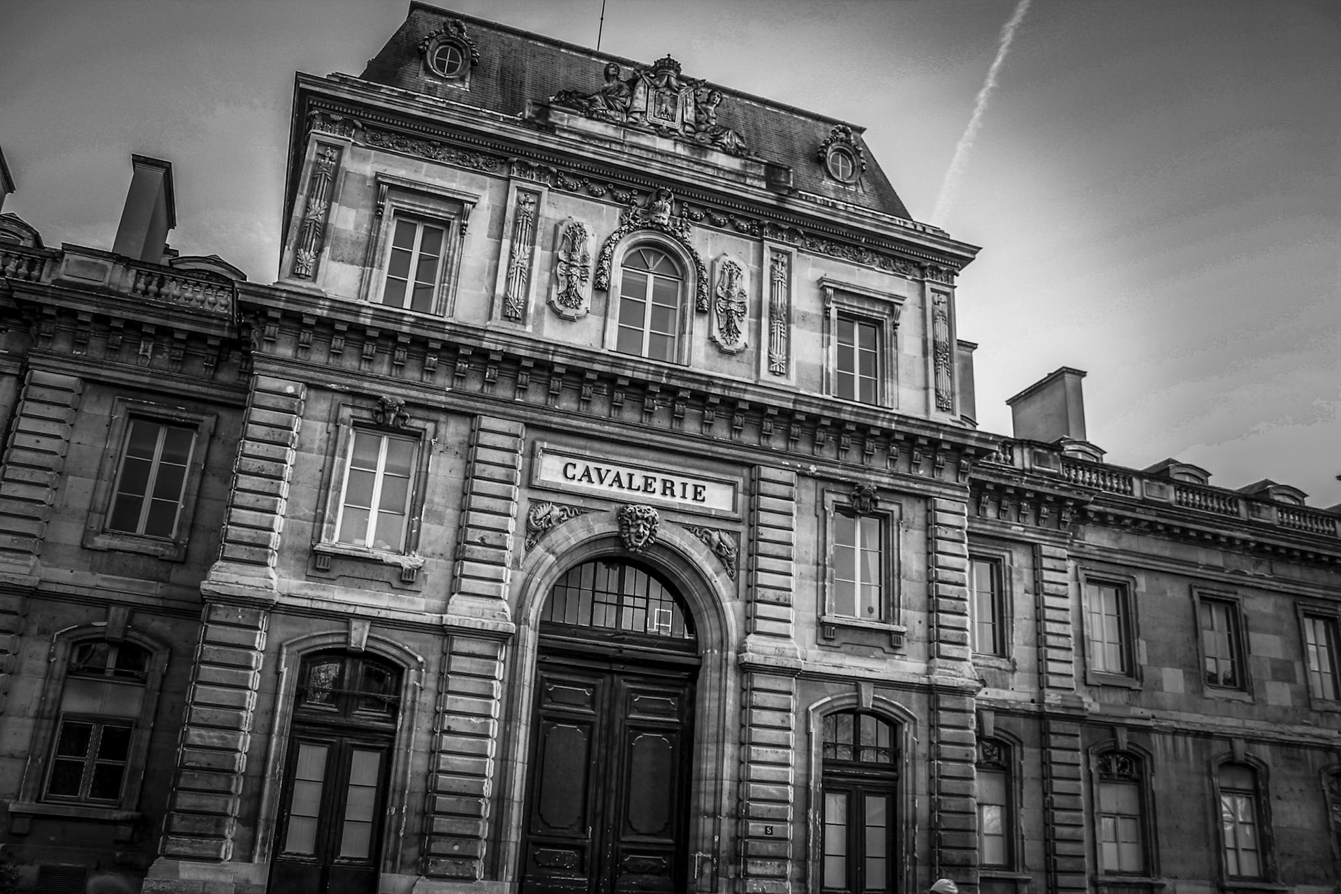Complex of buildings housing various military training facilities. Located in Paris, southeast of the Champ de Mars, just a short walk from the Eiffel Tower