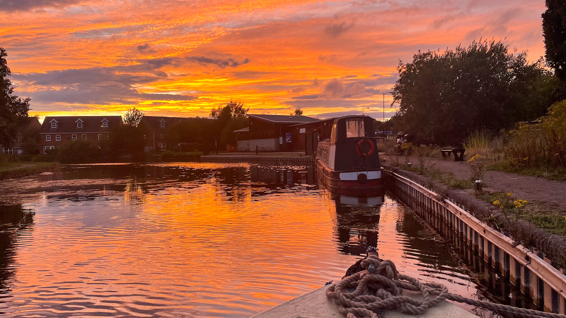 Sun was going down at Brownhills