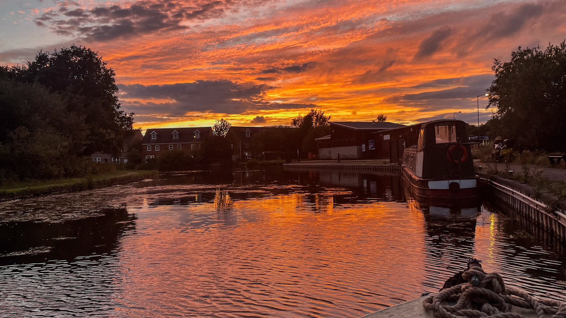 Sun was going down at Brownhills