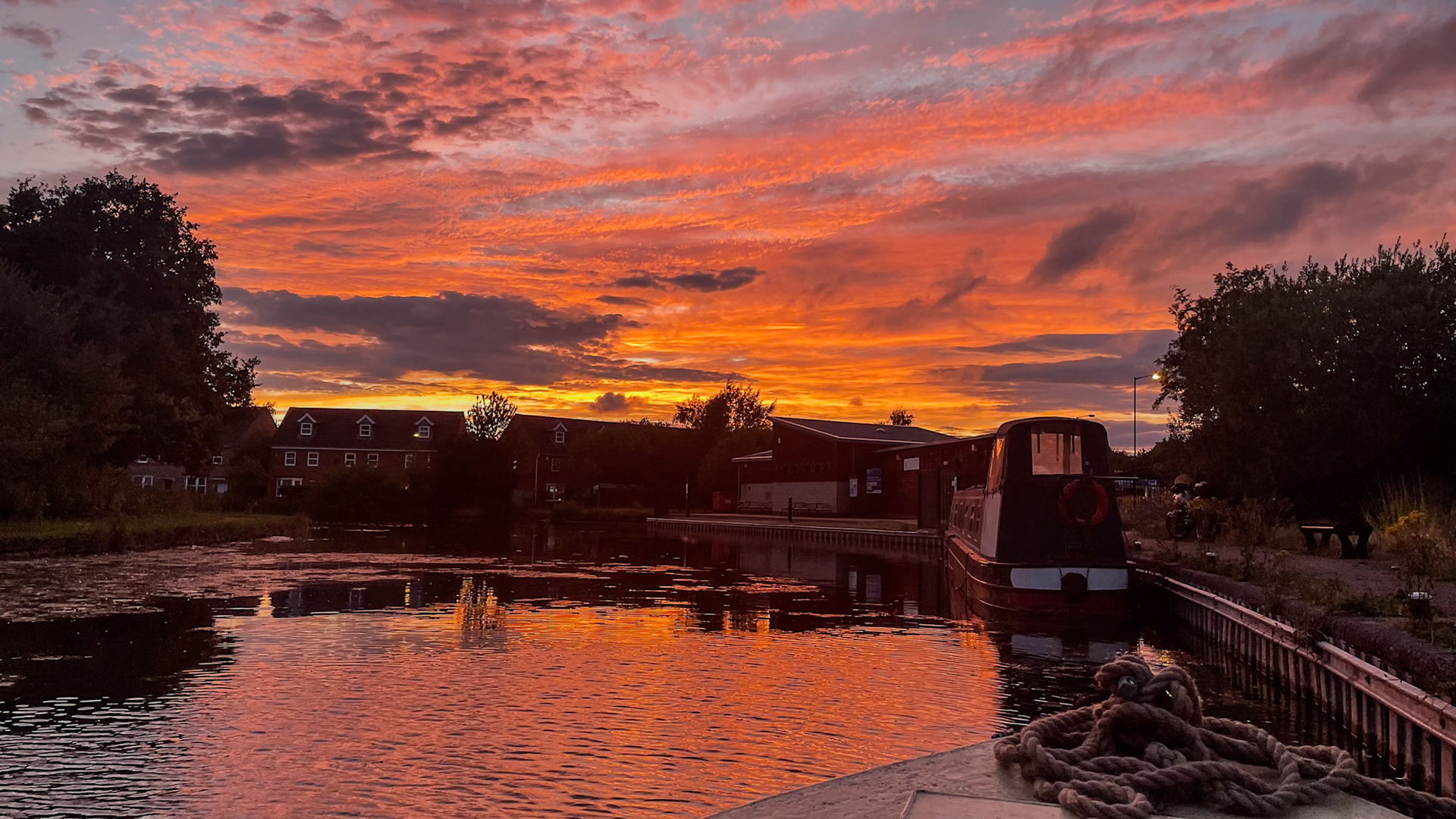 Sun was going down at Brownhills