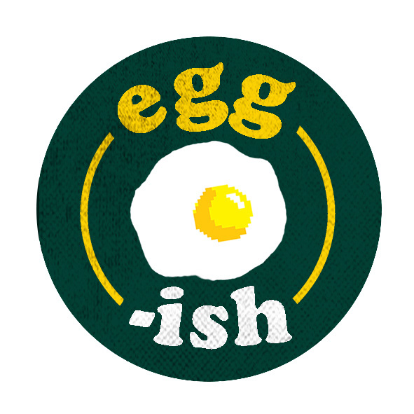 The official logo for Egg-ish designed on Adobe Illustrator