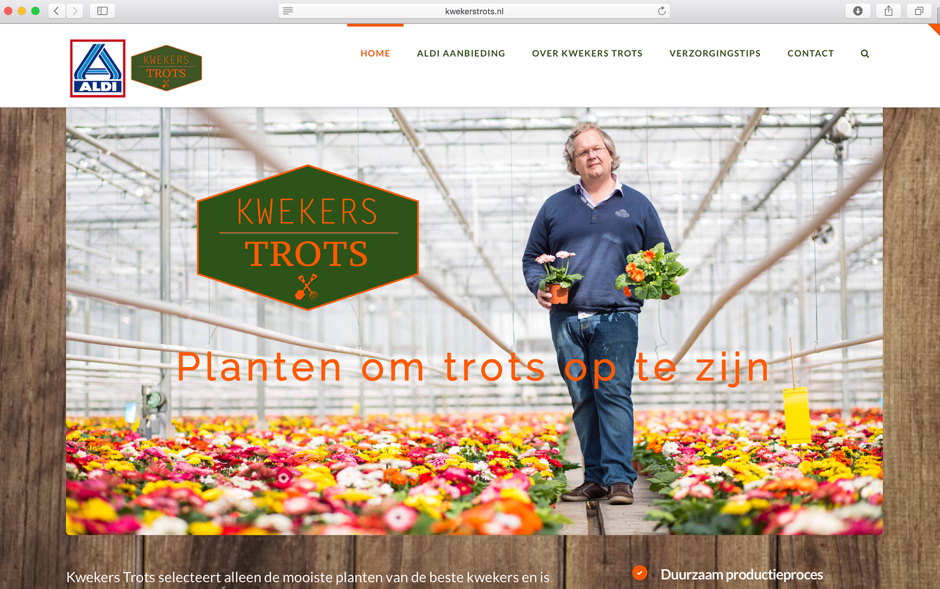 Kwekers Trots Aldi Plant Concept 