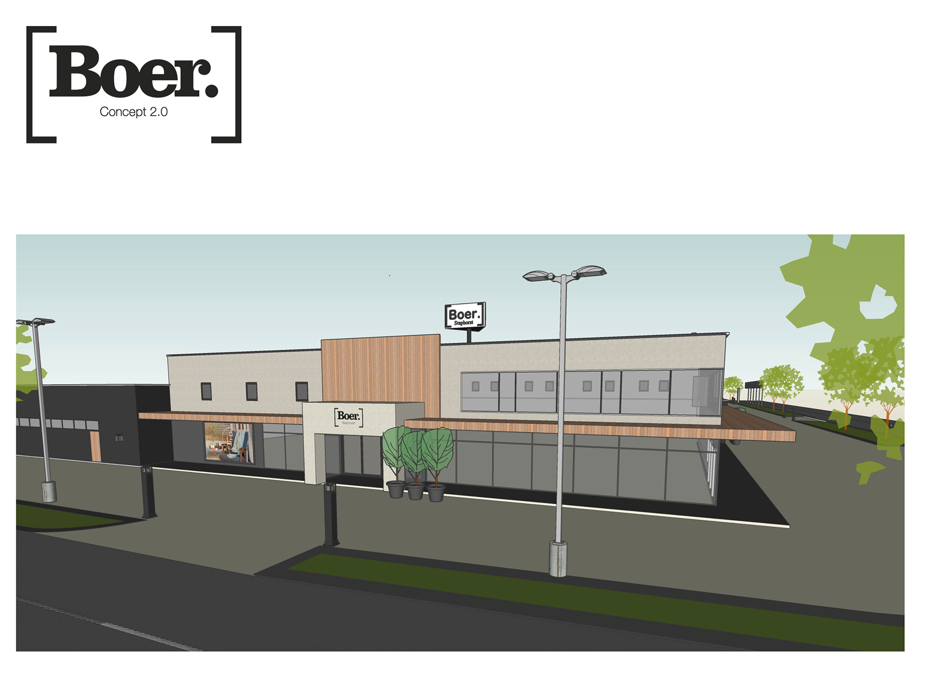 Gevel ontwerp Boer Staphorst 