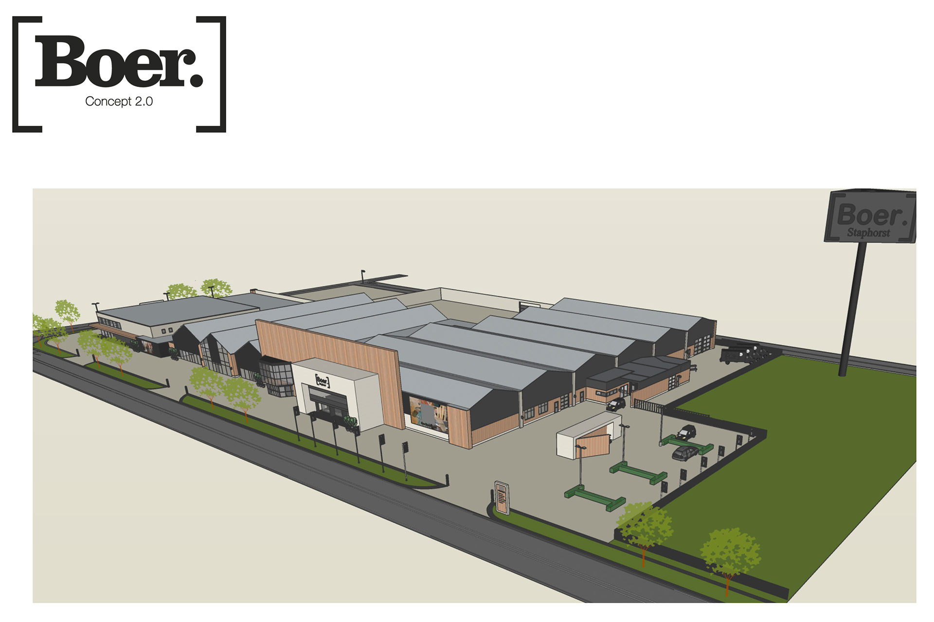 Gevel ontwerp Boer Staphorst 