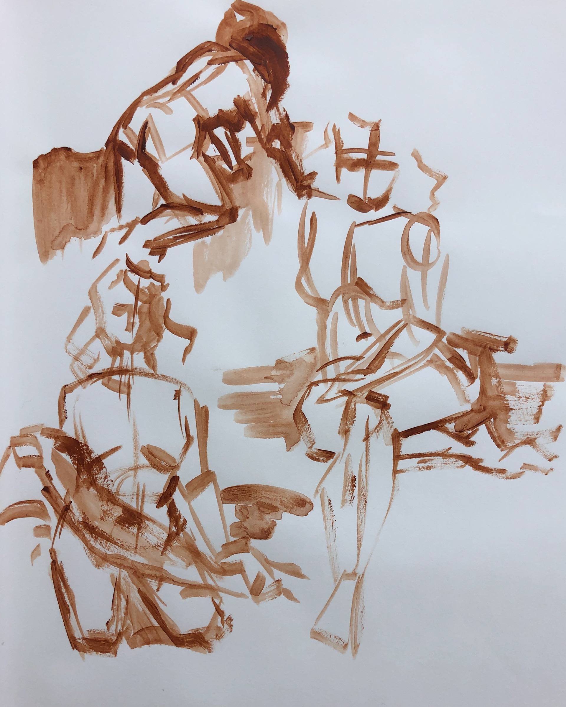 Acrylic on watercolor paper (2020)