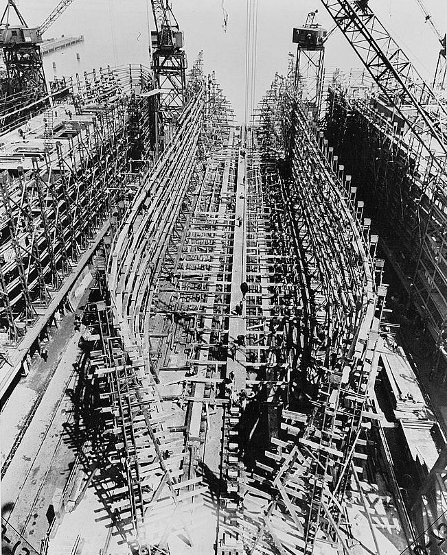 Days 2 Laying of the keel plates