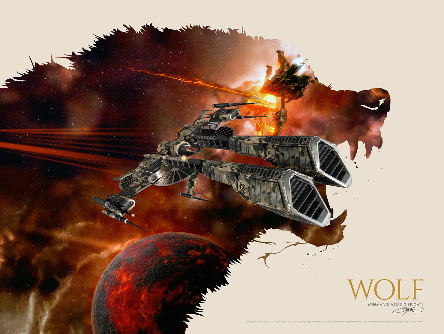 The Wolf Illustration