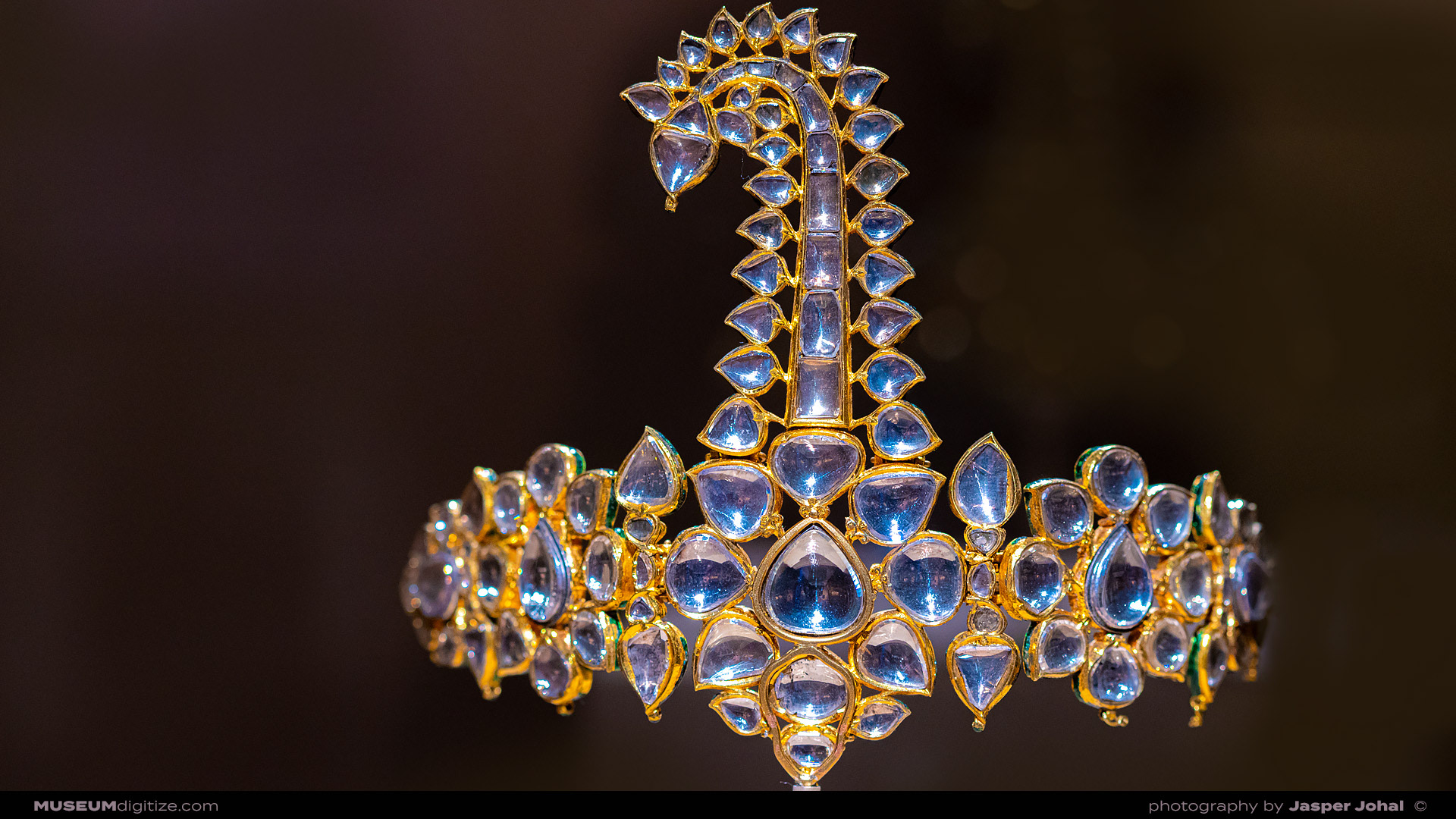 Sarpech (Turban Ornament), India (early 18th century), Gold, silver, diamonds, and enamel