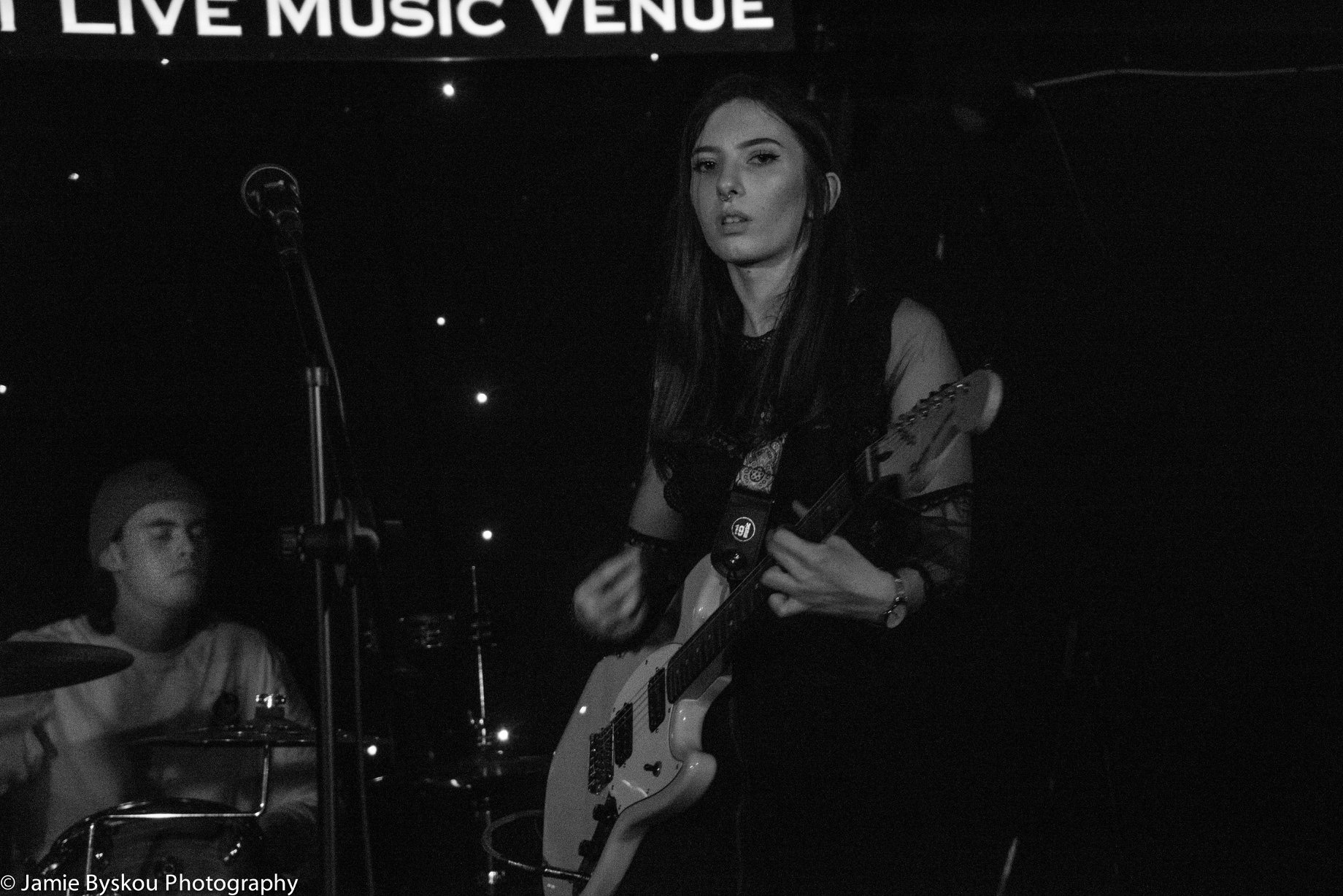 Persephone In The Underworld performing at The Phoenix Bar, High Wycombe - 2019, photo by Jamie Byskou