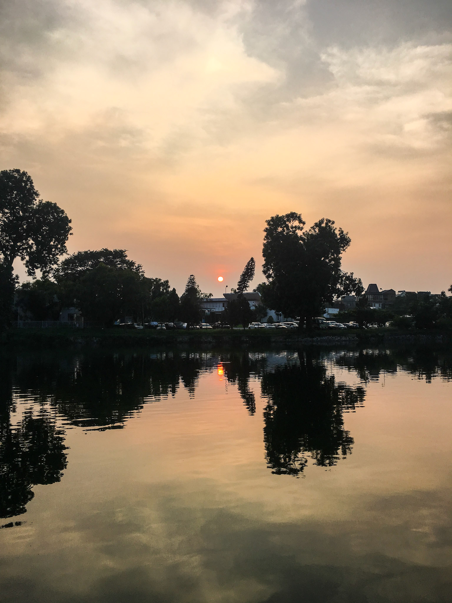 Reflecting Sunset - Hanoi, Vietnam - 2019