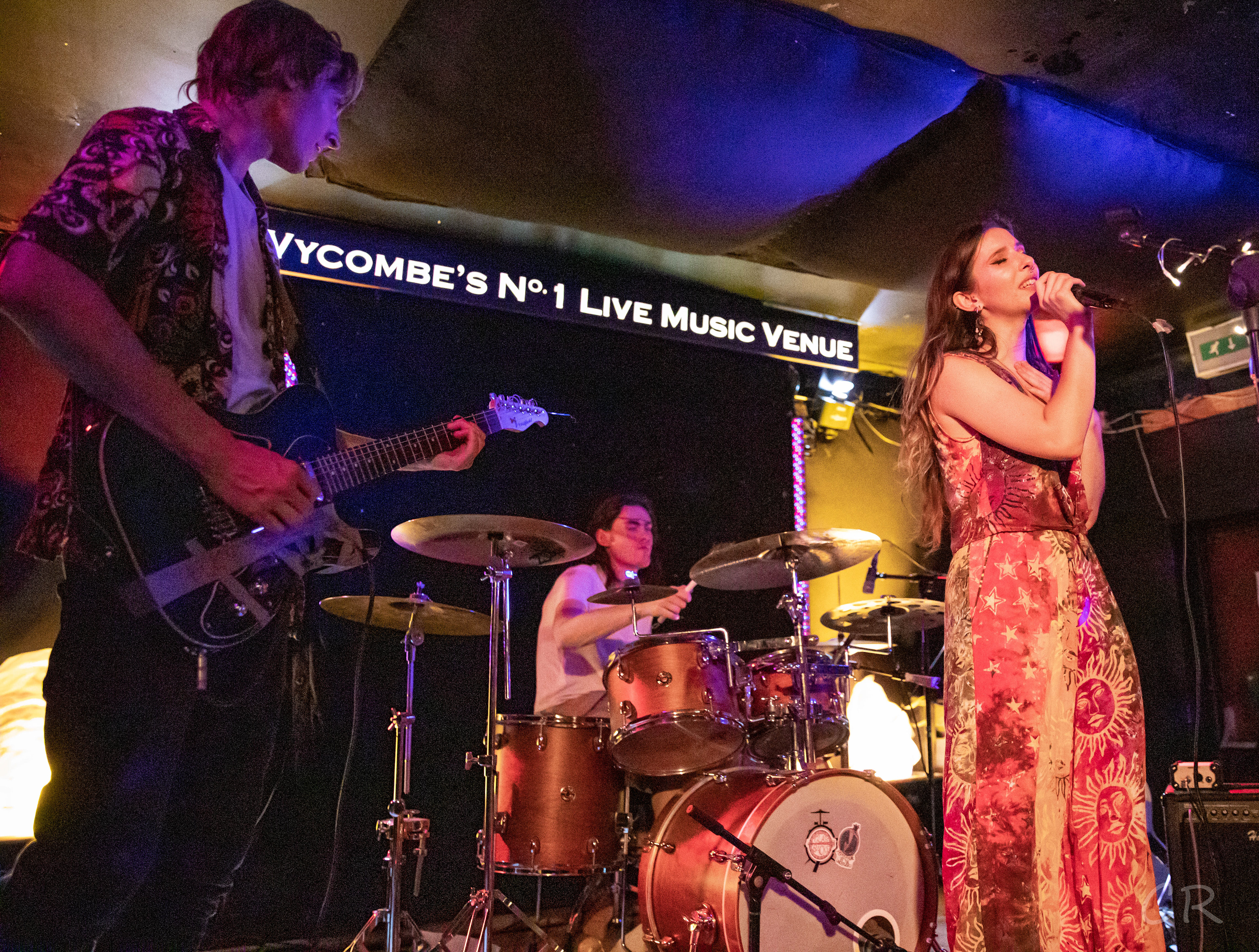 Persephone In The Underworld performing at The Phoenix Bar, High Wycombe, Sep 2021