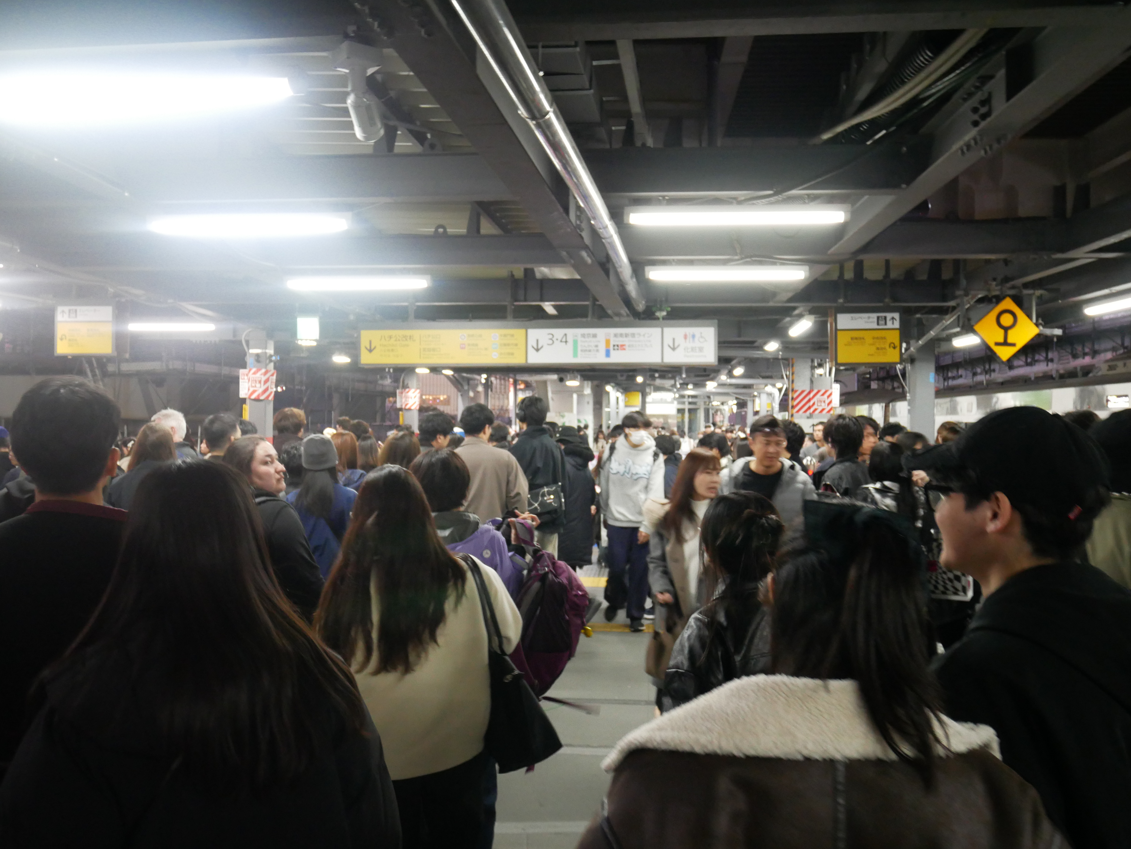 I can smell the train.