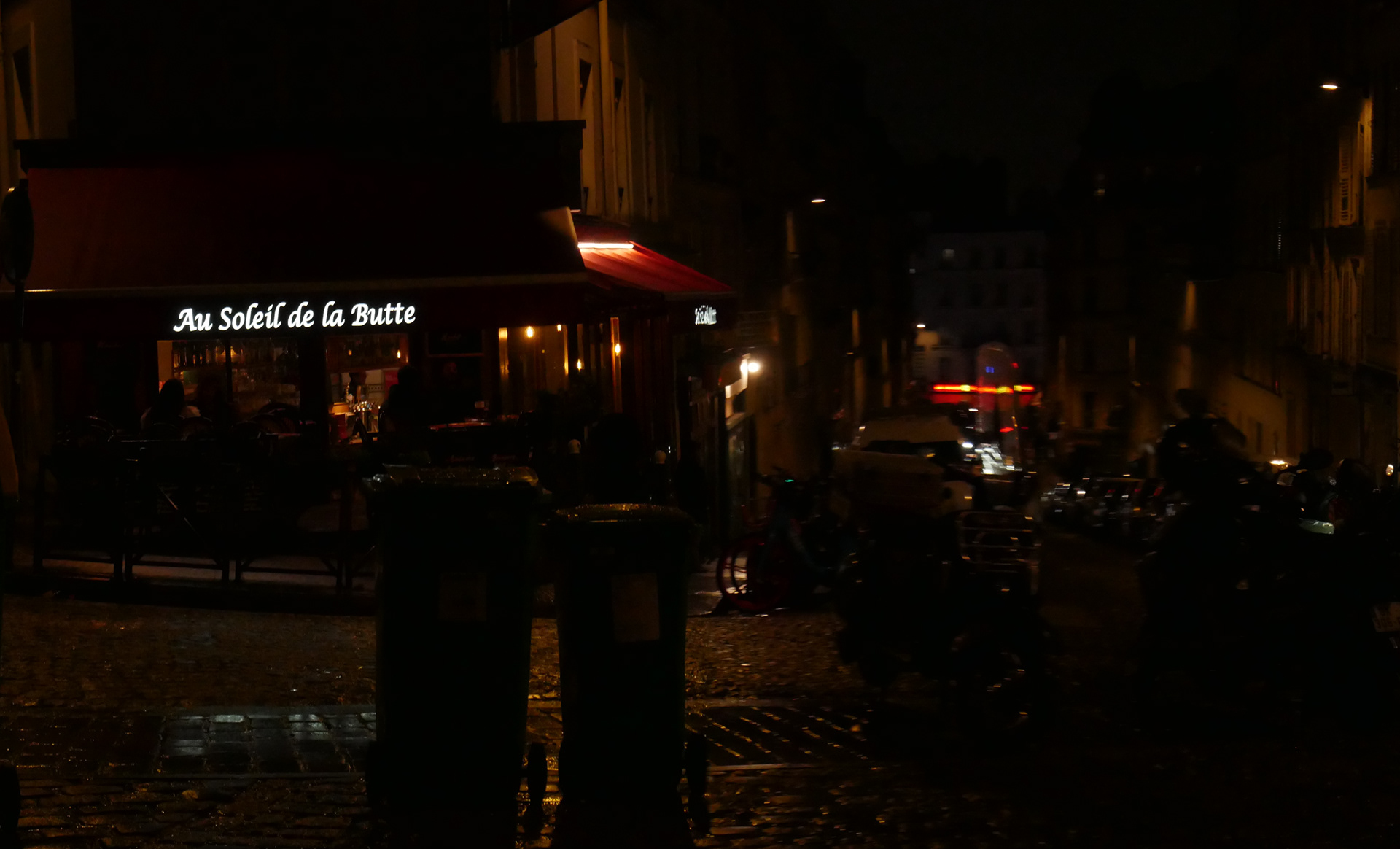 I can see lights.