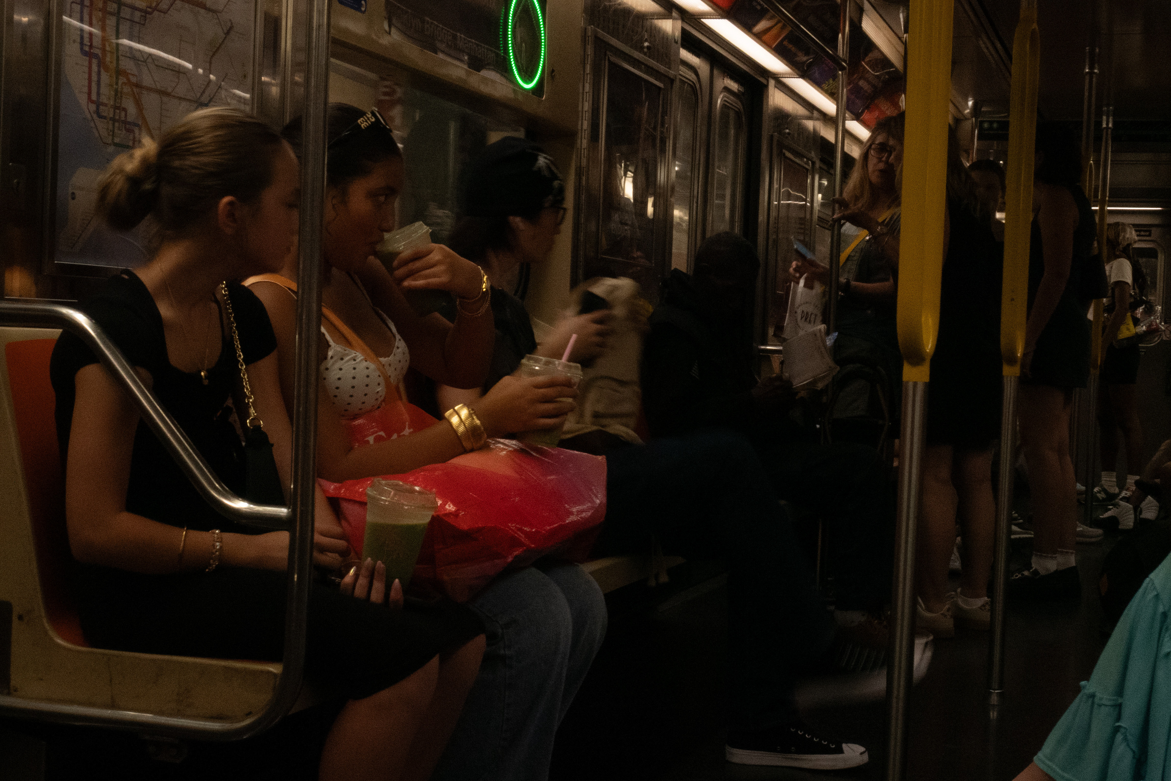 I can smell the subway.