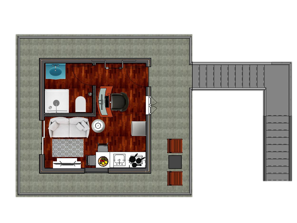 Lower Level Floor Plan