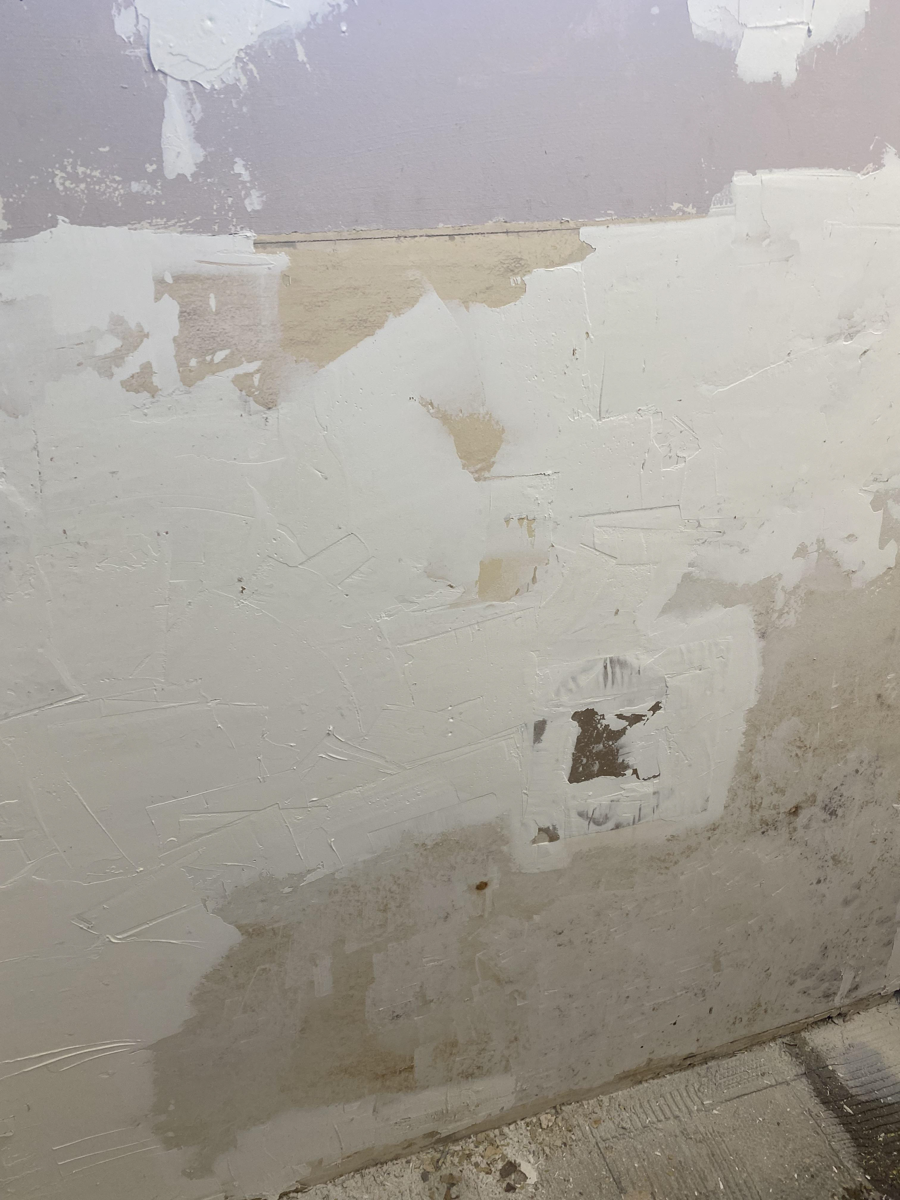 Plaster Applied