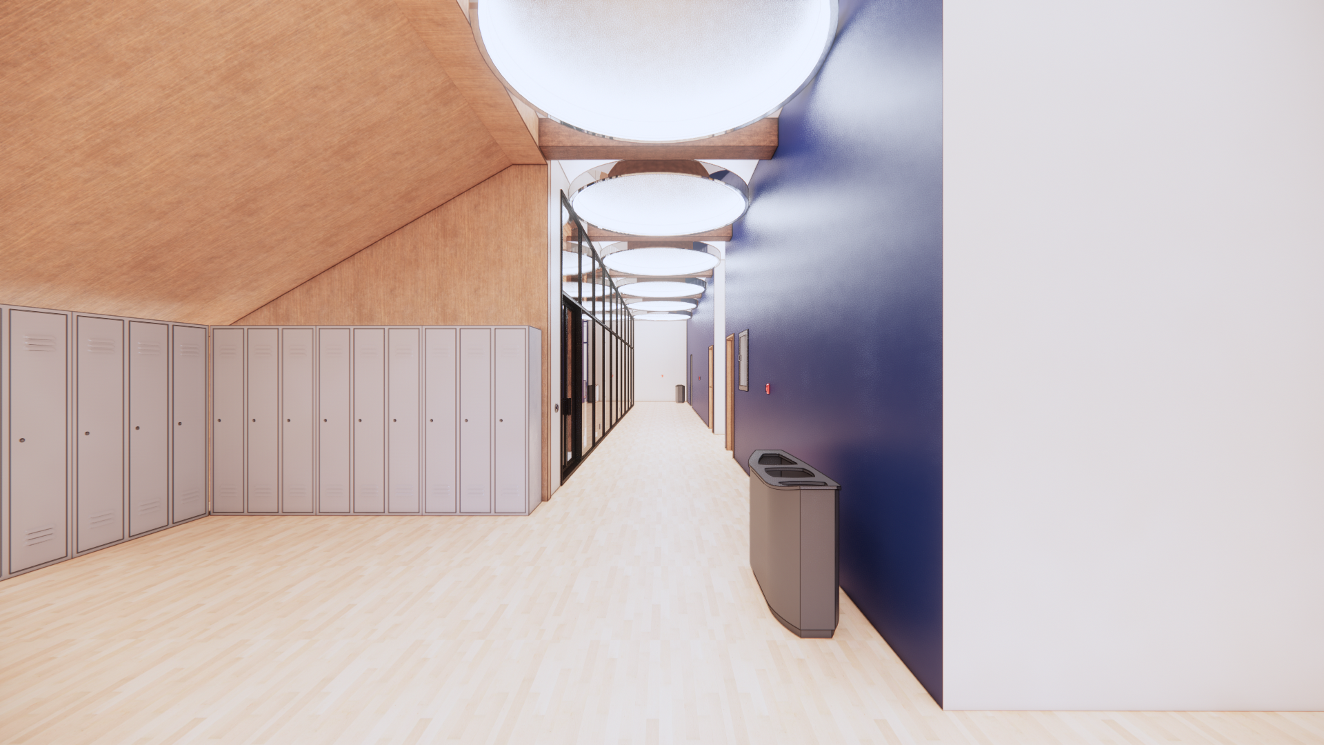 Lower Level Corridor