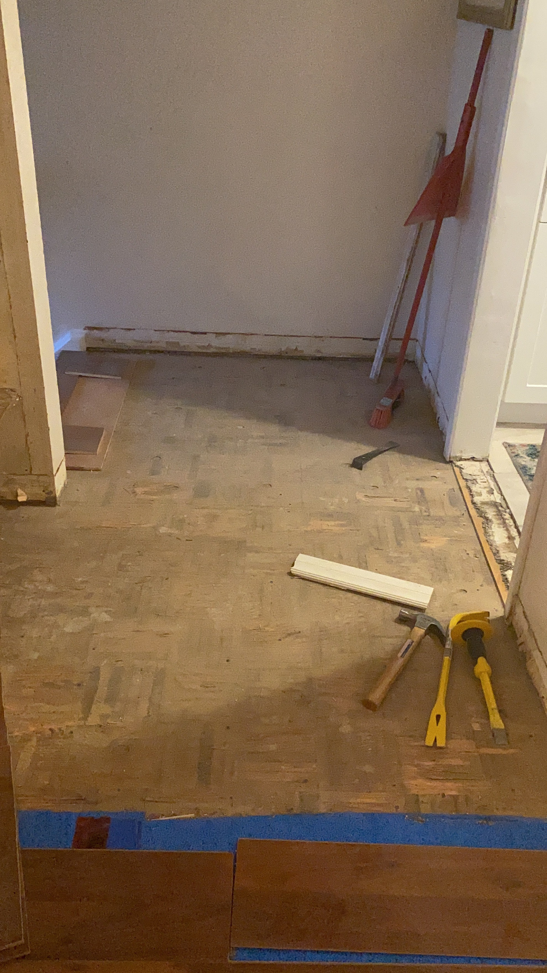 Tiles and Parquet Removed