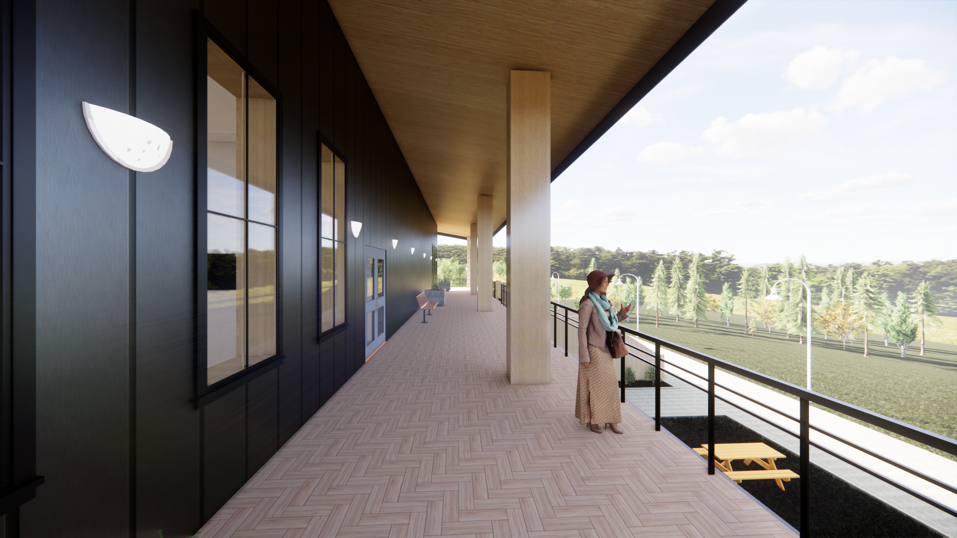 Wrap-Around Balcony