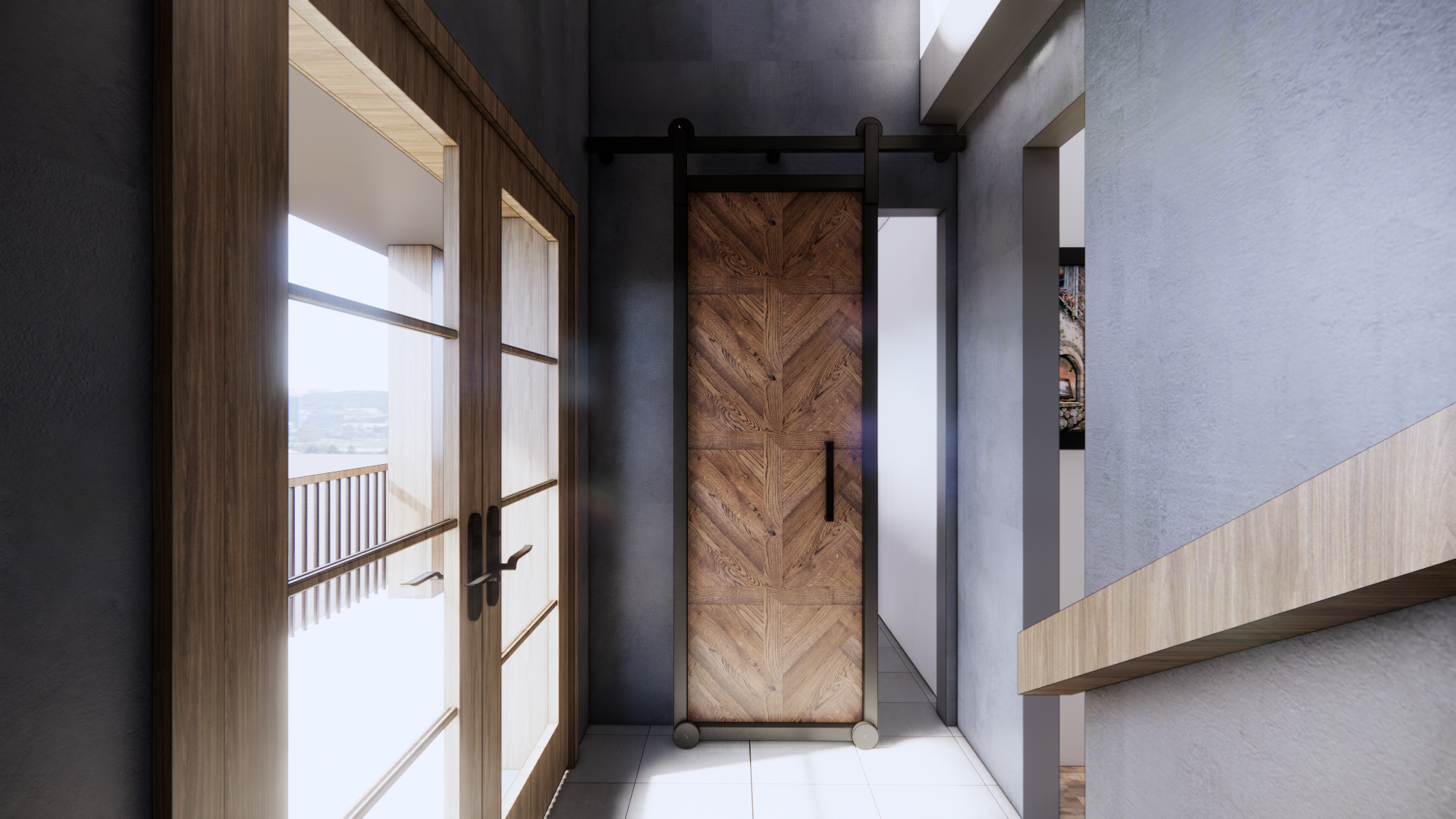 Laundry Room Barn Door