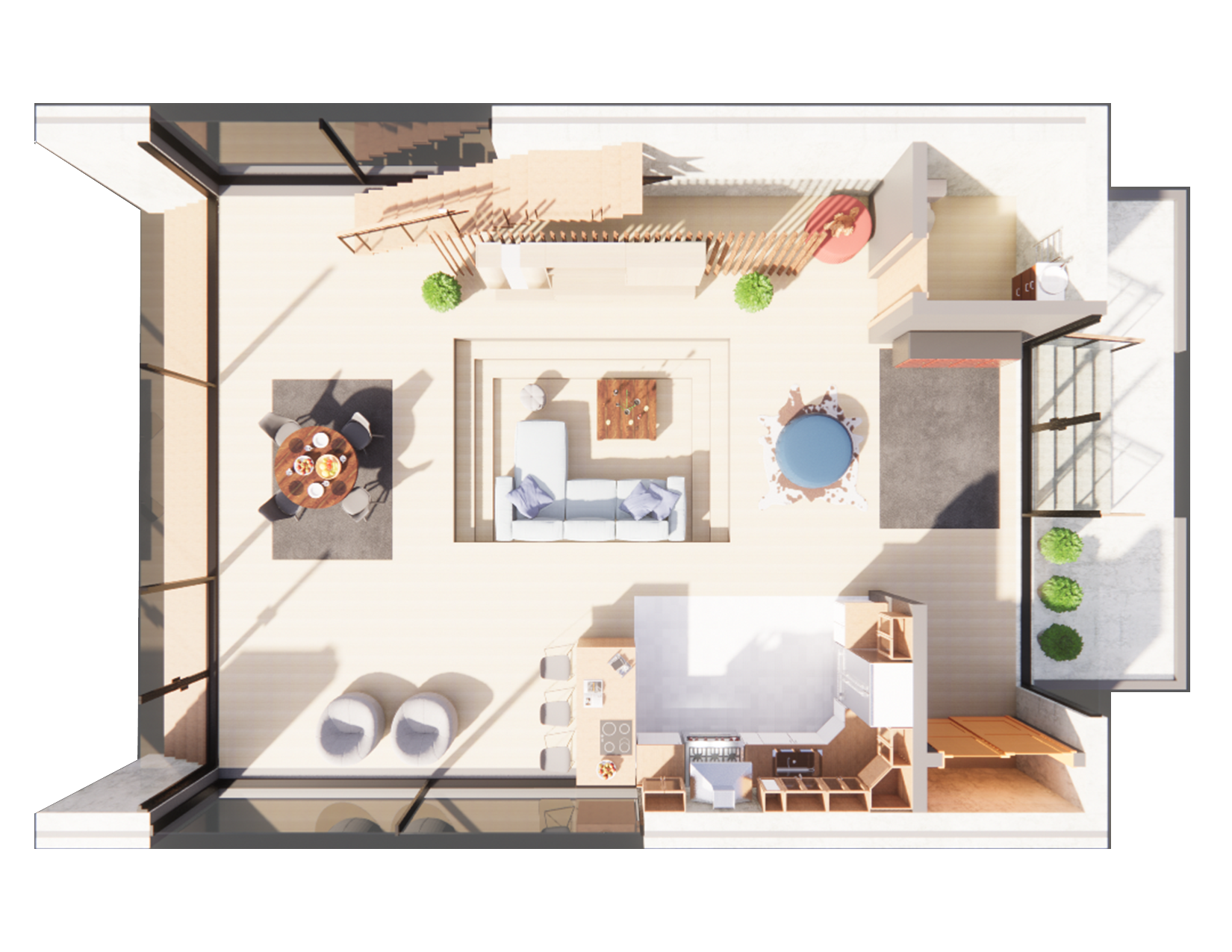 Lower Level Floor Plan
