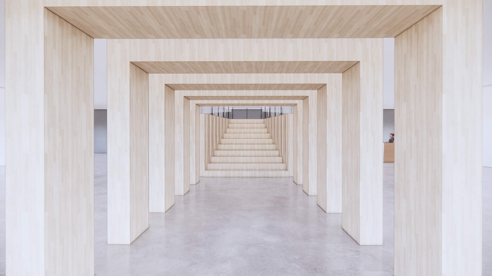 Tunnel to Staircase