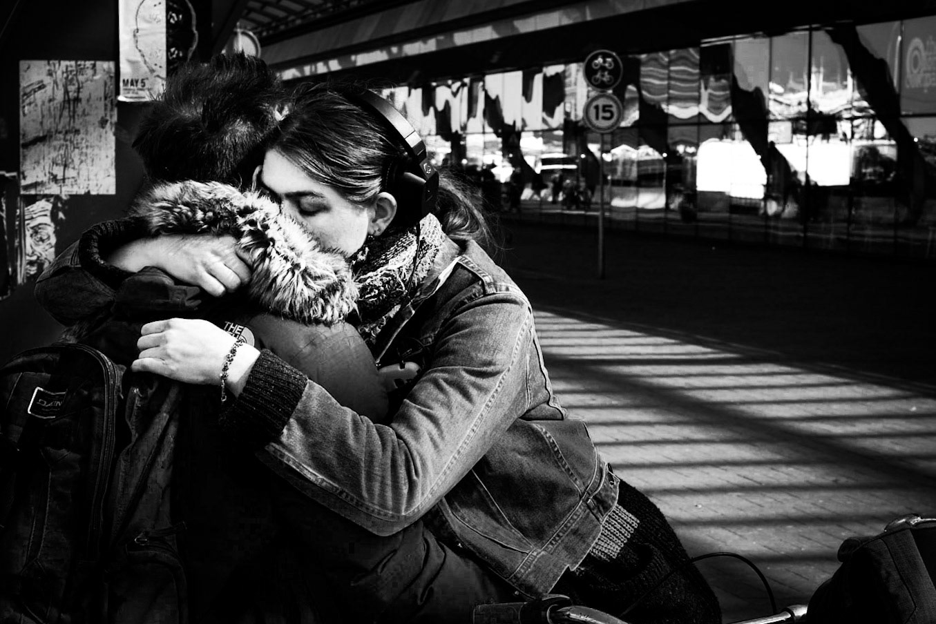 A good by at the station