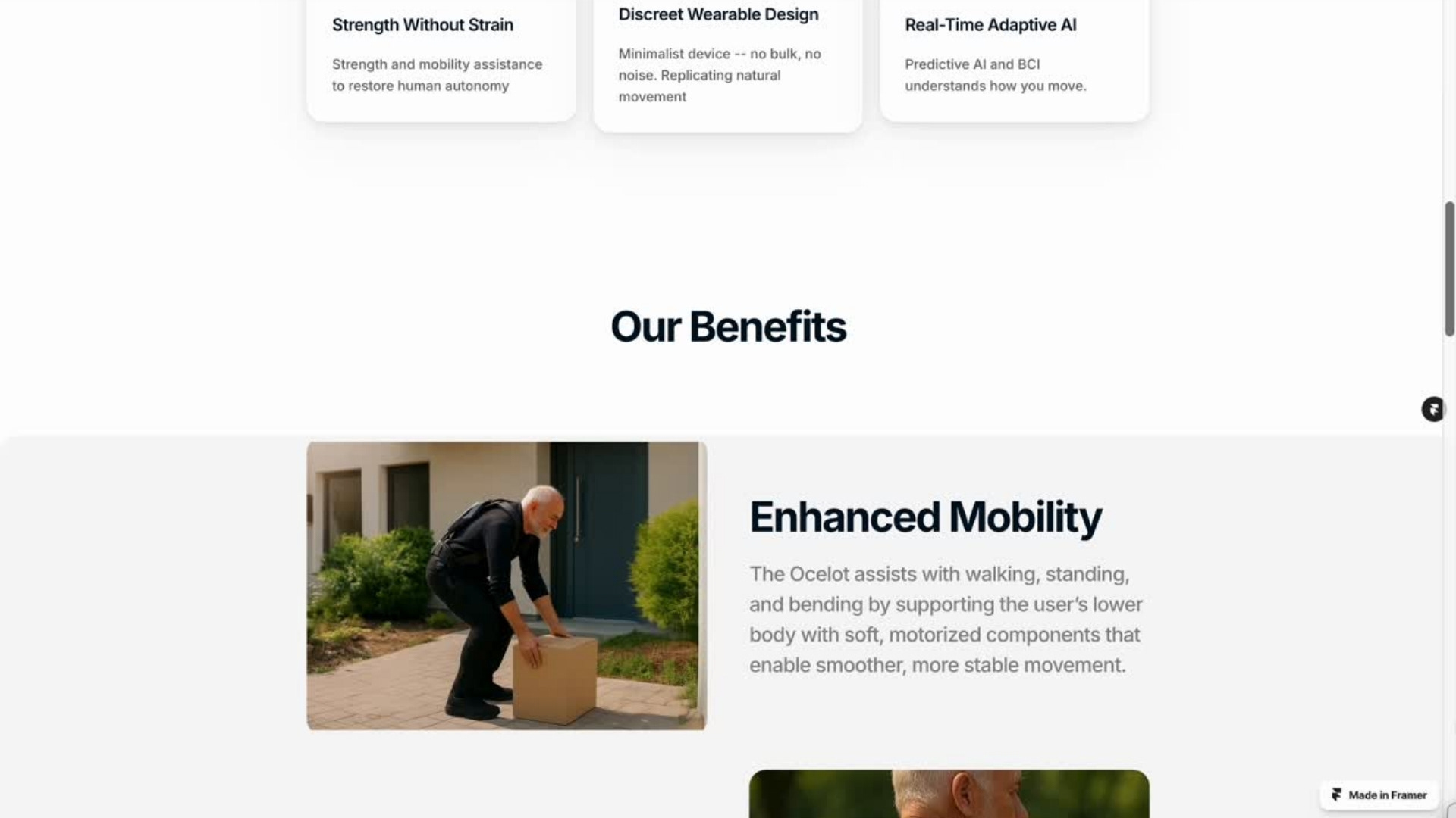 landing page