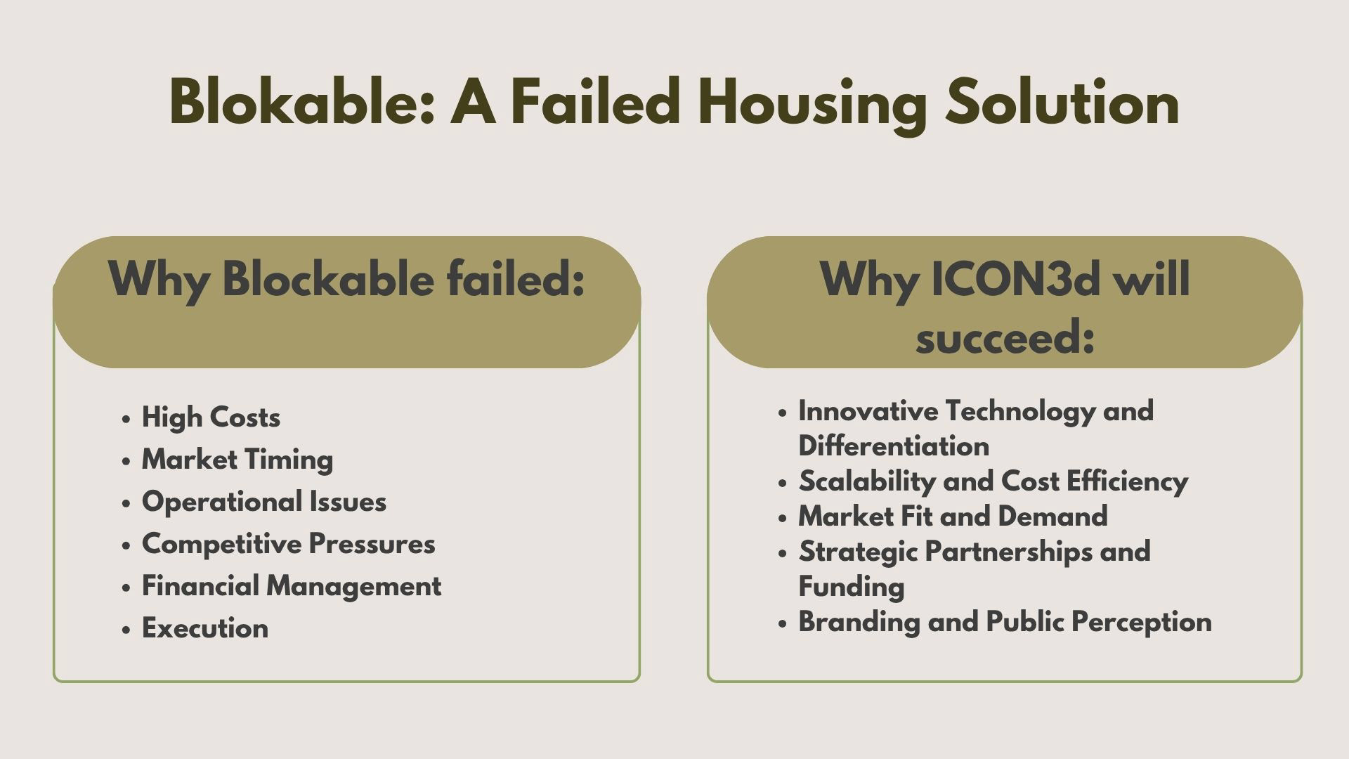 addressing similar companies and their failures