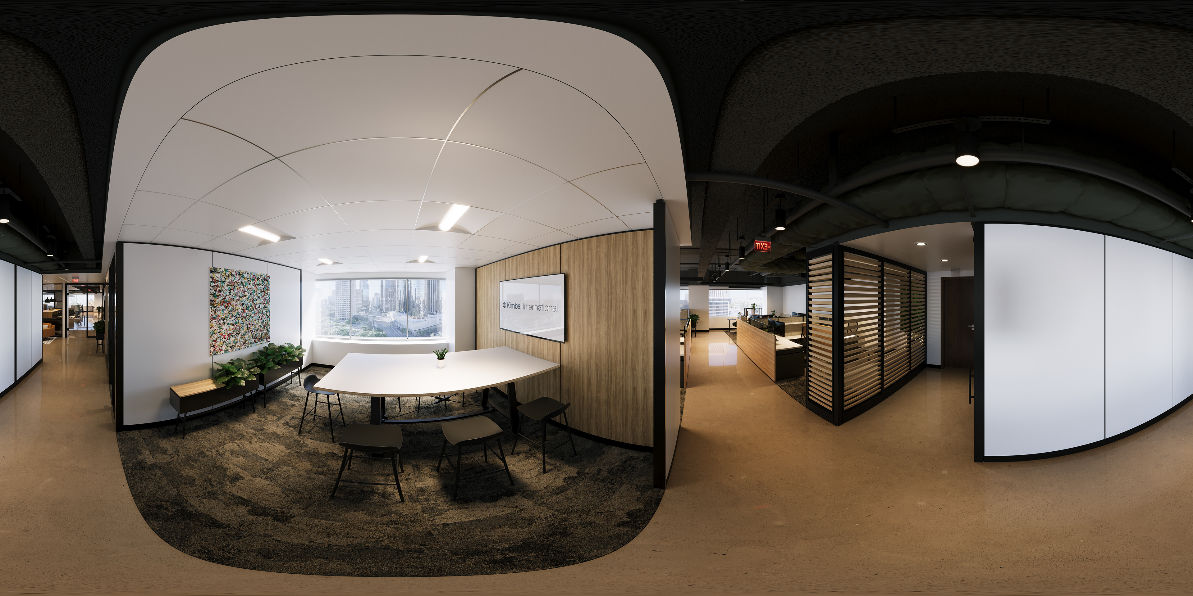 360° image created for VR experiences and walkthroughs
